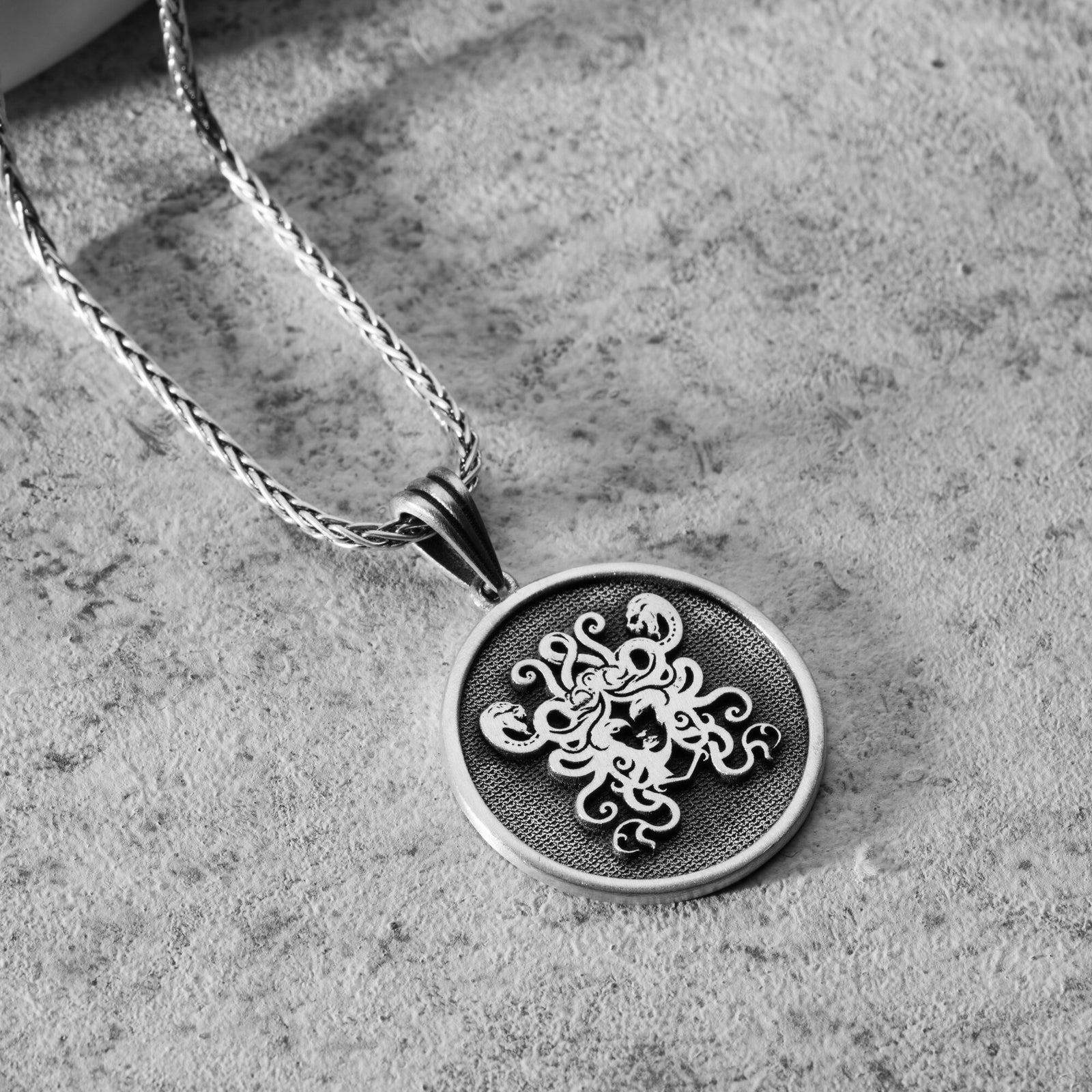 Medusa Head Necklace For Men