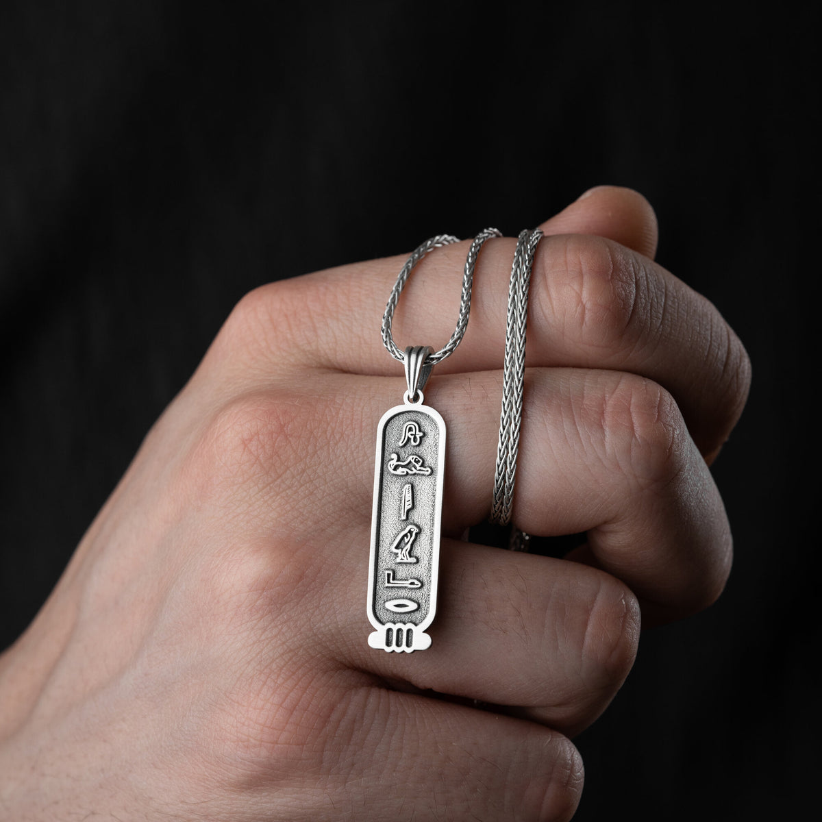 Personalised Egypt Cartouche Necklace For Men