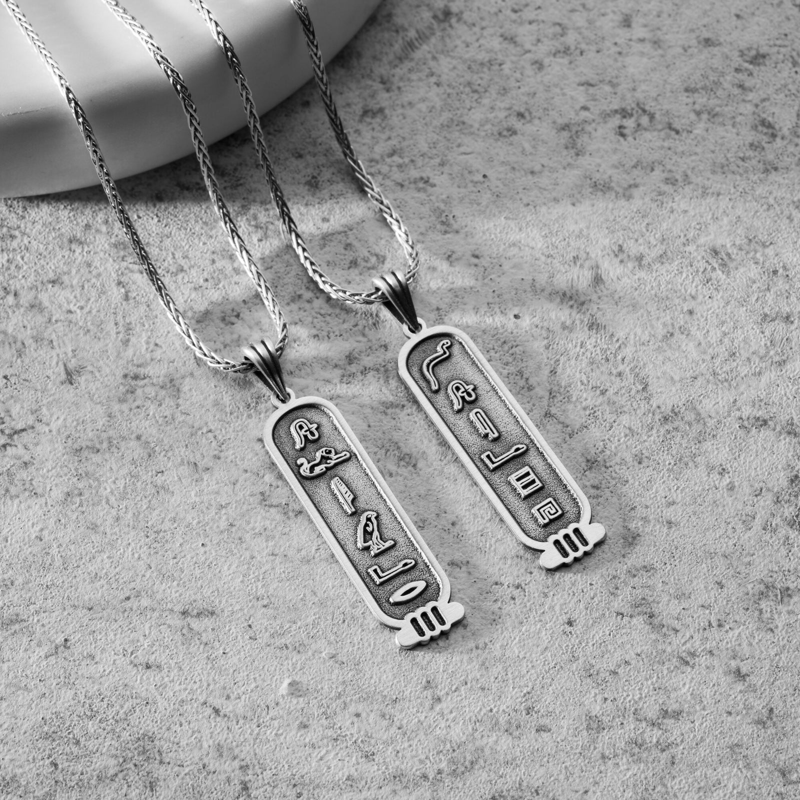 Personalised Egypt Cartouche Necklace For Men
