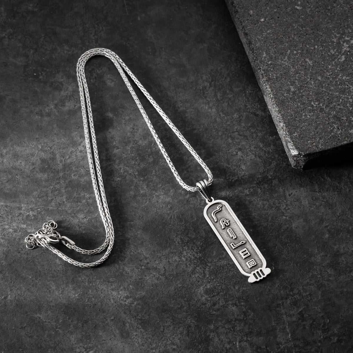 Personalised Egypt Cartouche Necklace For Men