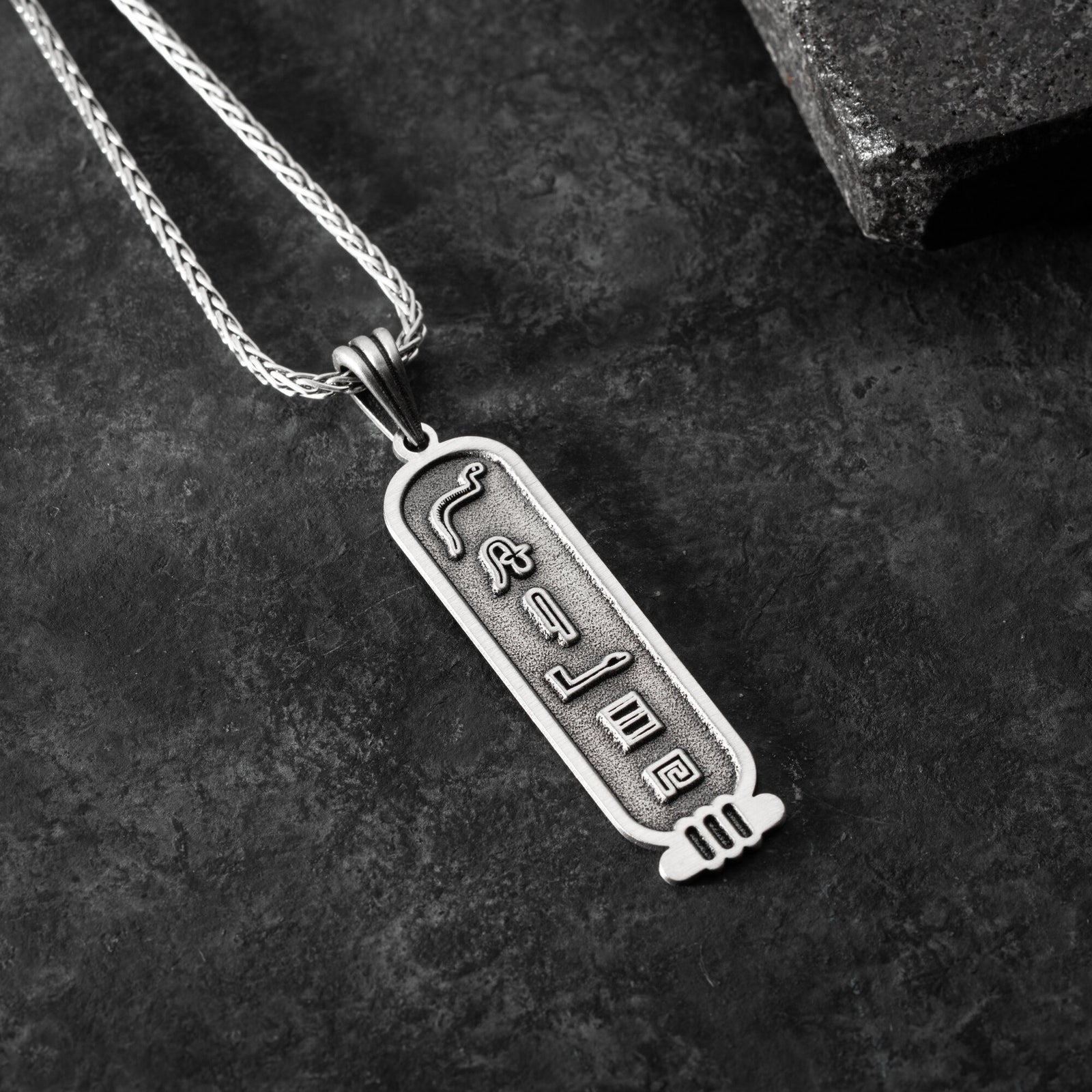Personalised Egypt Cartouche Necklace For Men