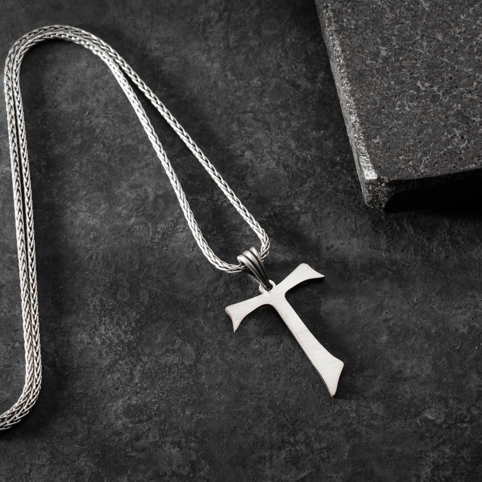 Tau Cross Necklace For Men