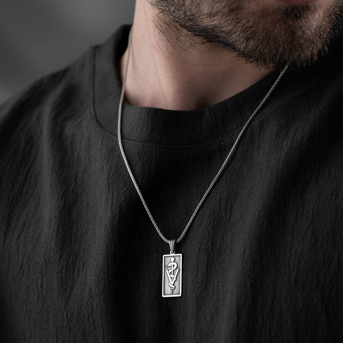 Men’s Veterinary Symbol Necklace