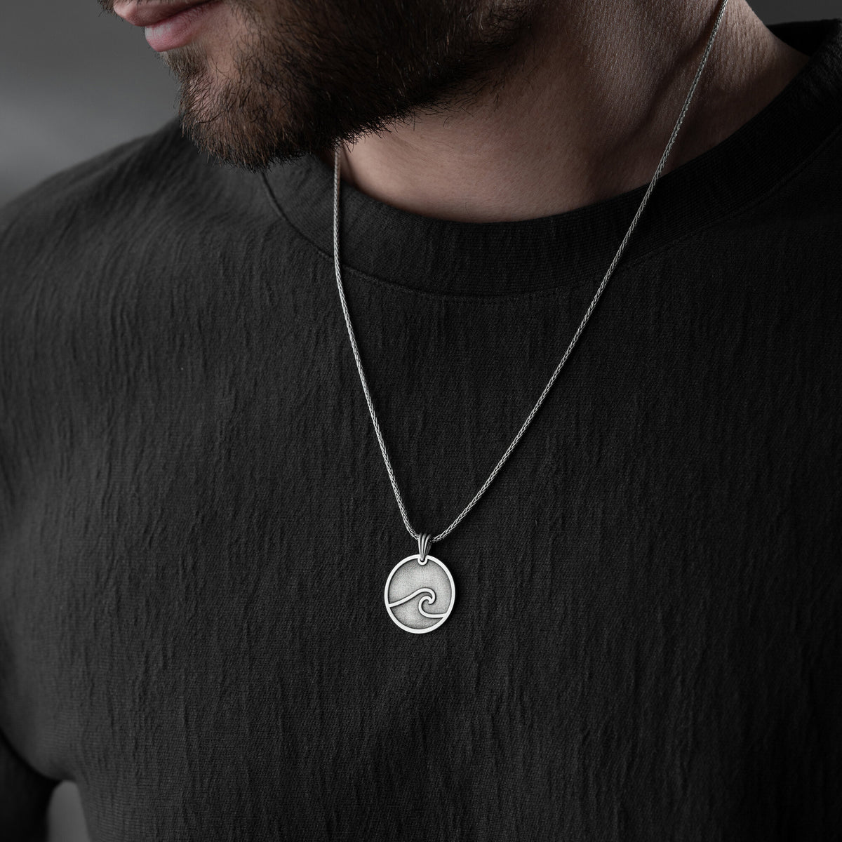 Wave Necklace For Men