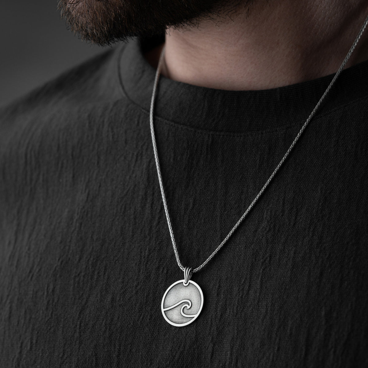 Wave Necklace For Men