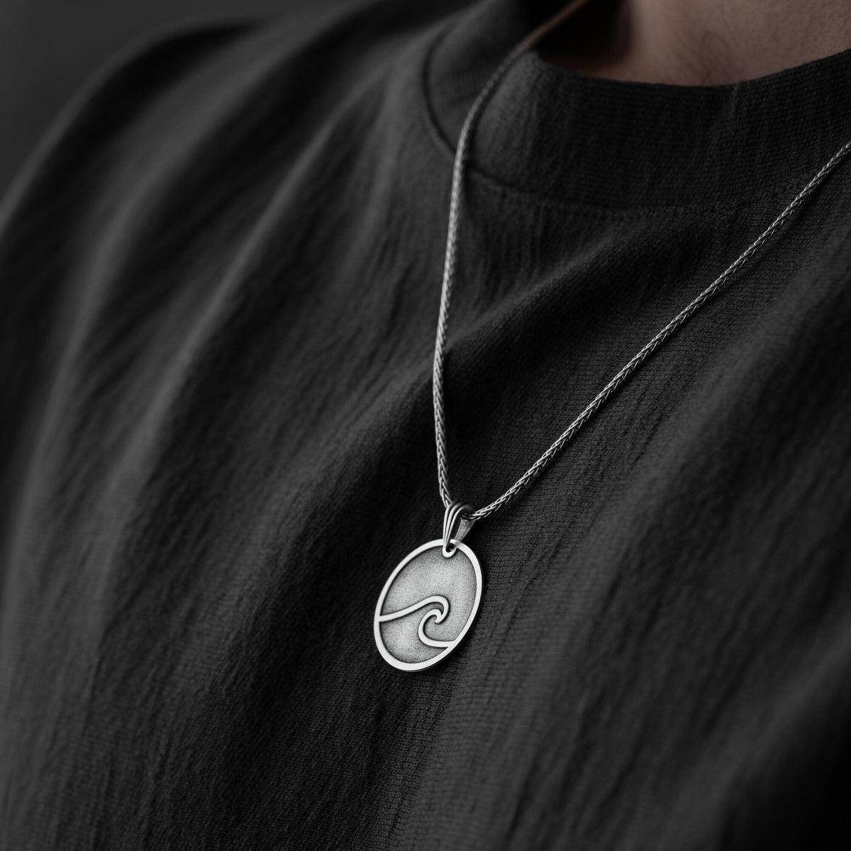 Wave Necklace For Men