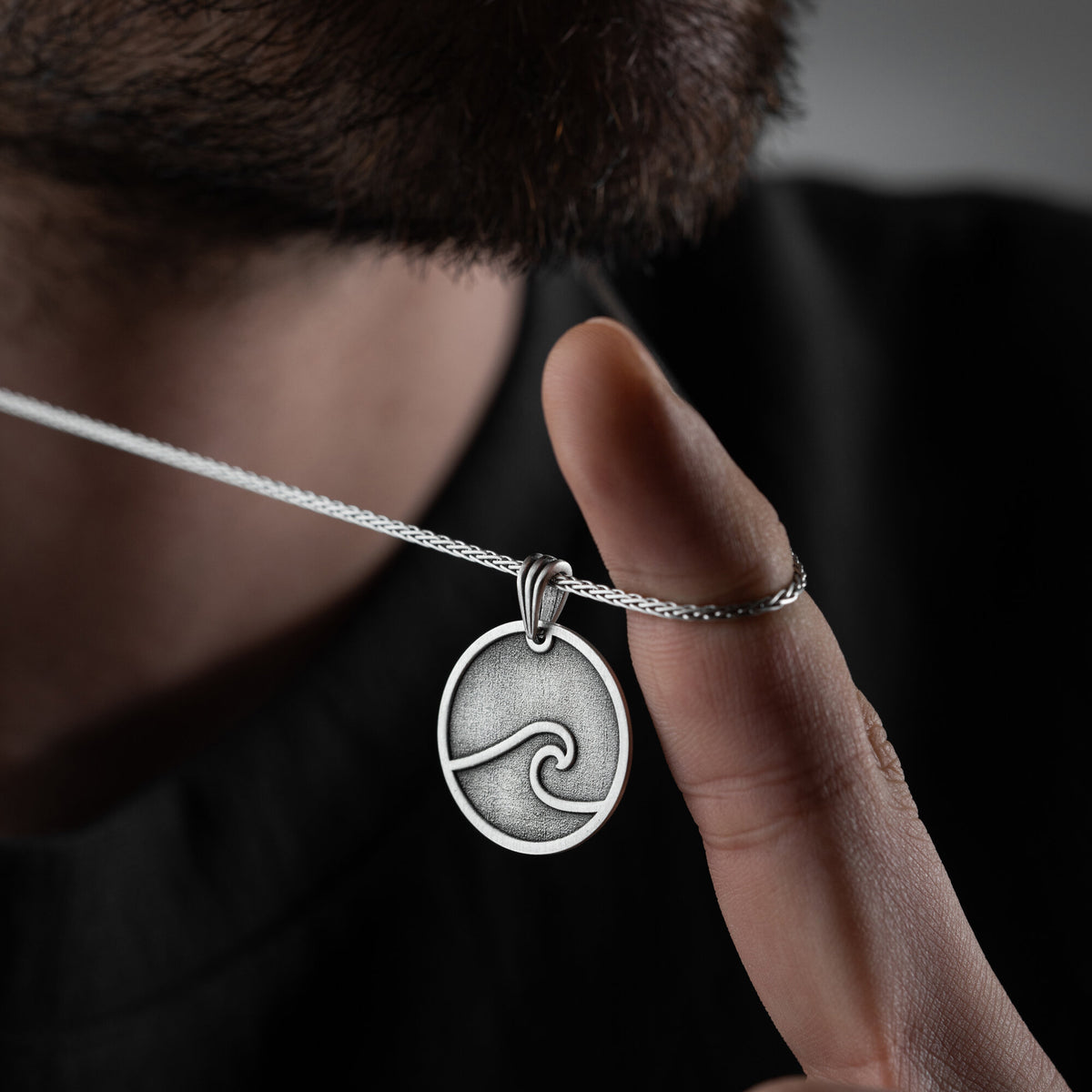 Wave Necklace For Men