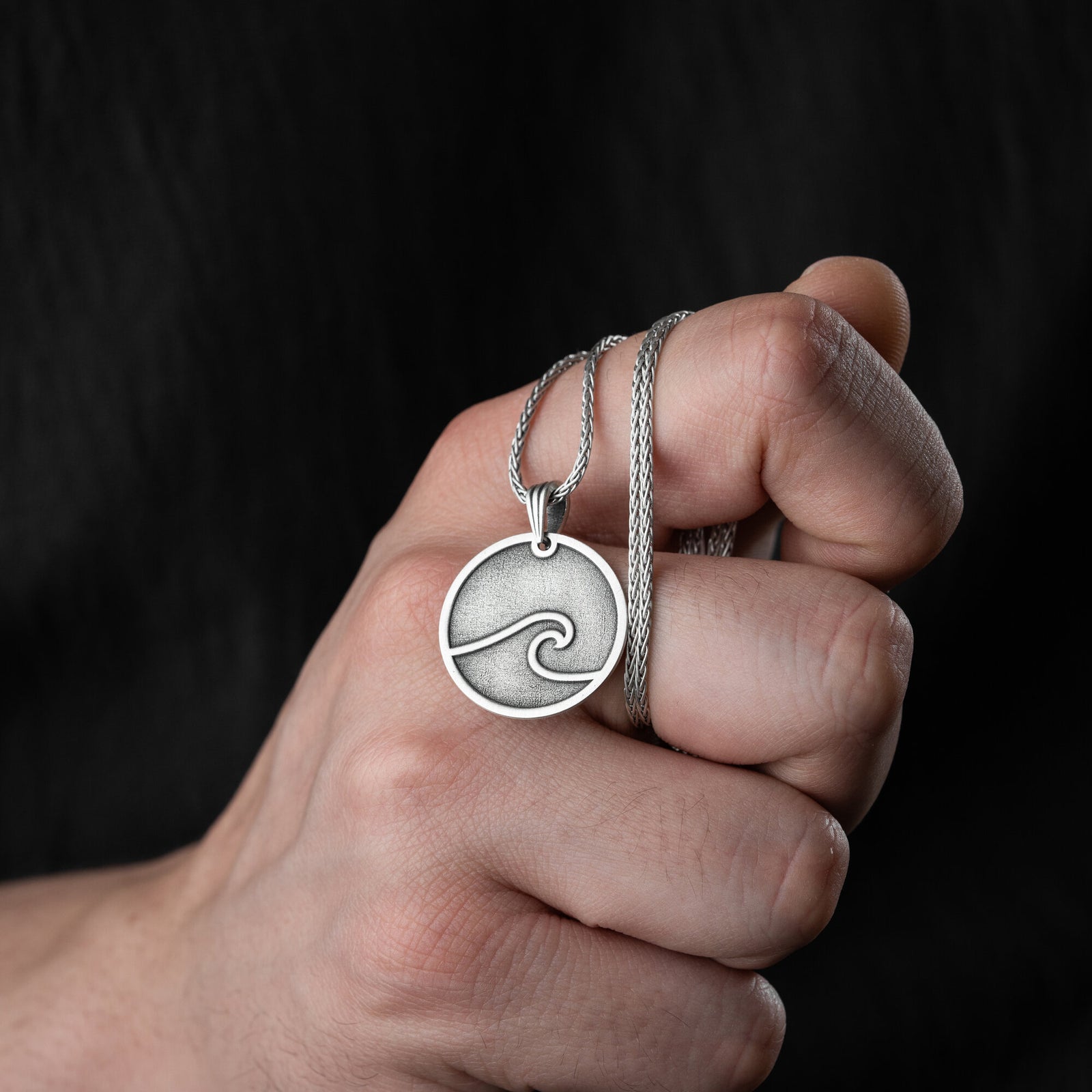 Wave Necklace For Men