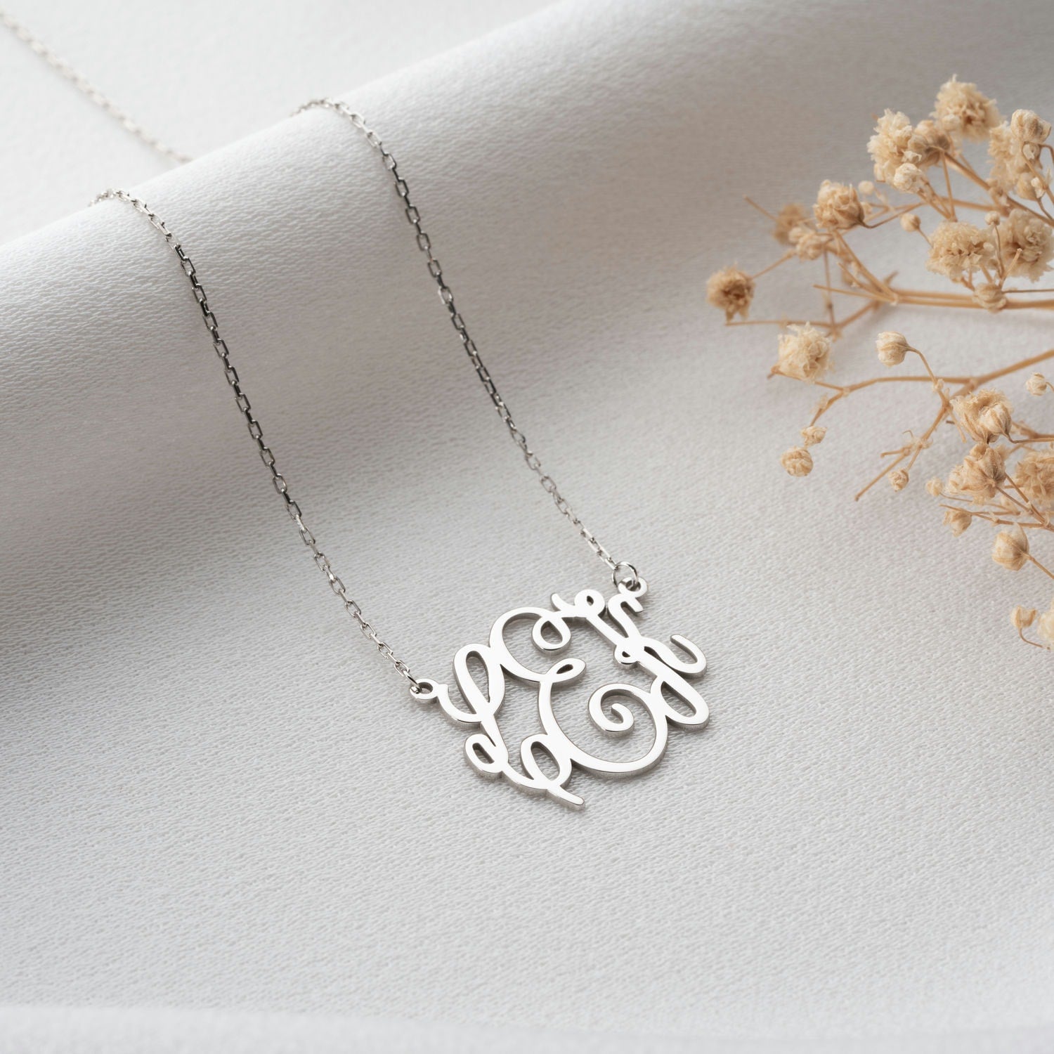 Custom Monogram Necklace