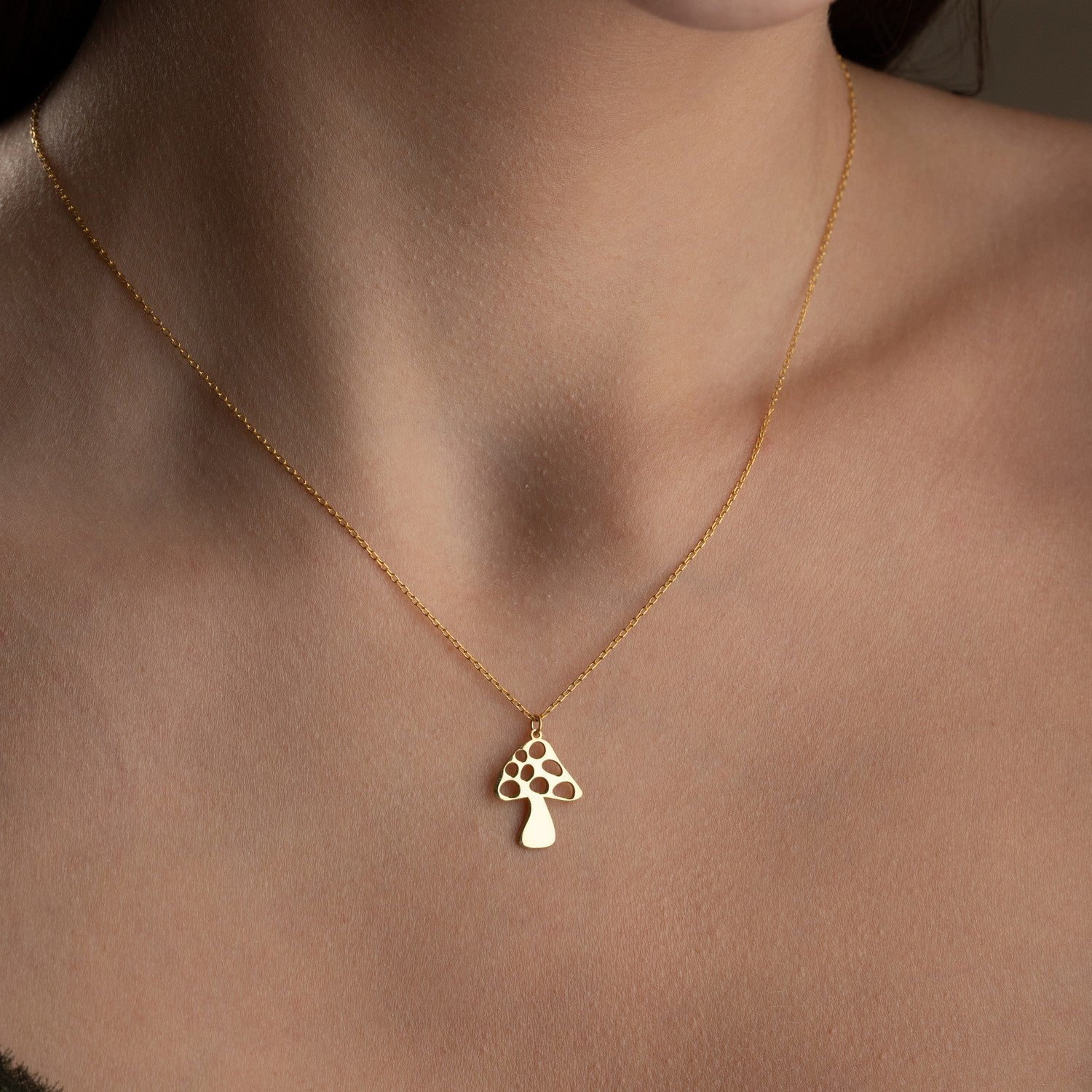 Whimsical Mushroom Necklace | Cottagecore Gift for Her