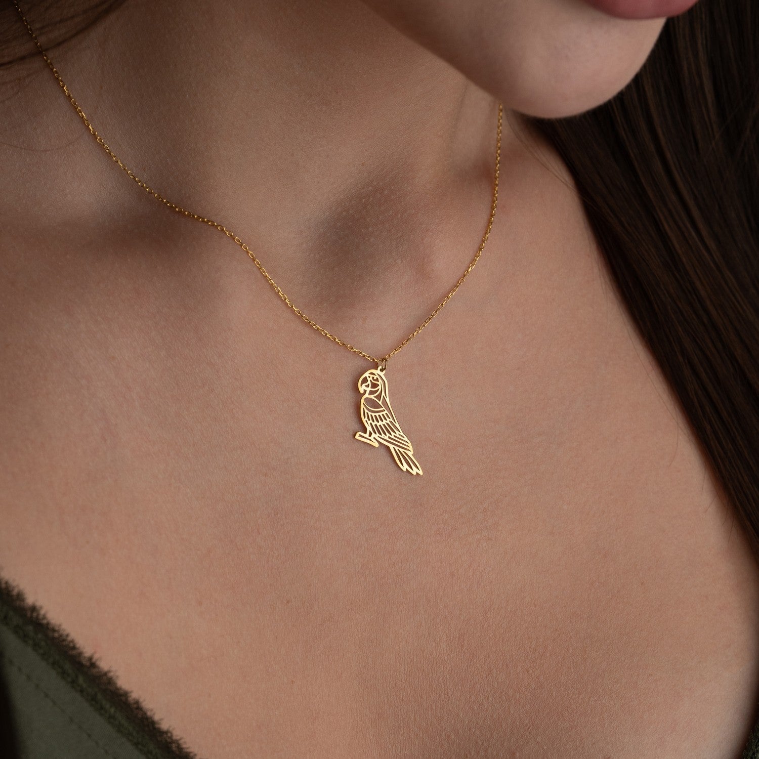 Parrot Necklace | Gift for Bird Lover