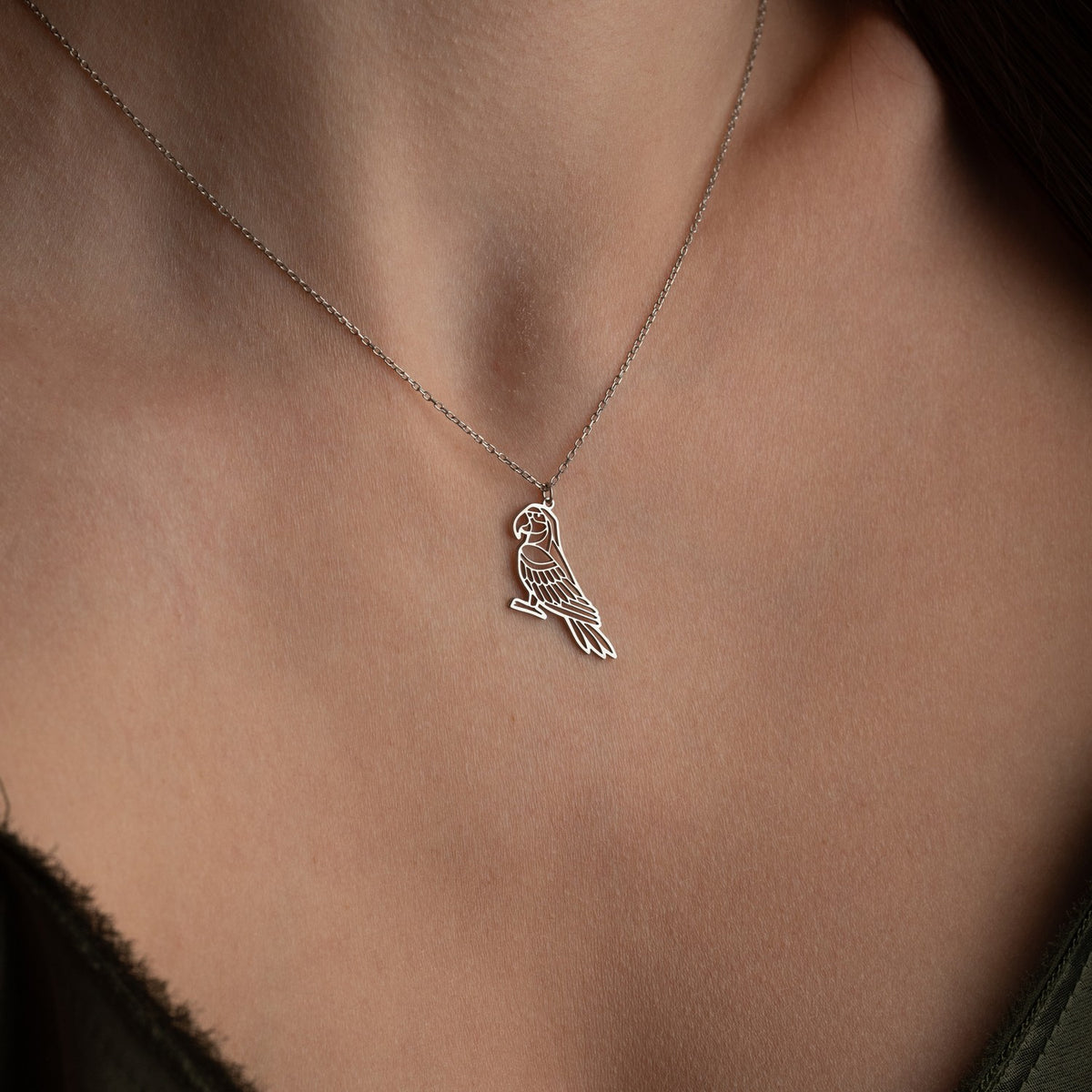 Parrot Necklace | Gift for Bird Lover