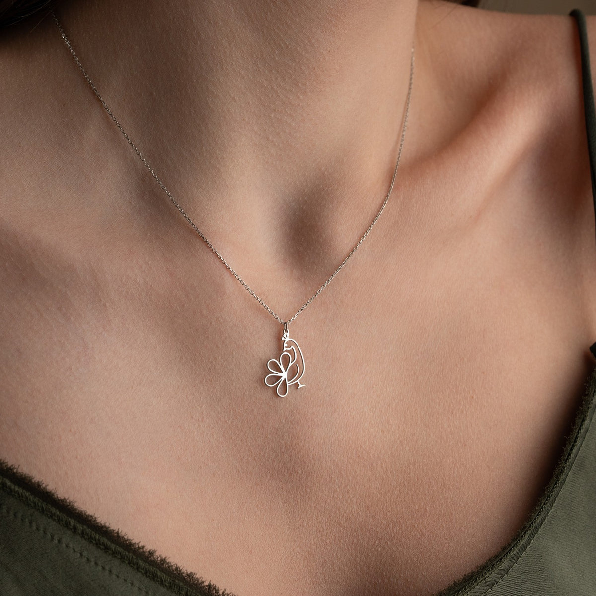 Peacock Necklace | Symbol of Beauty Gift