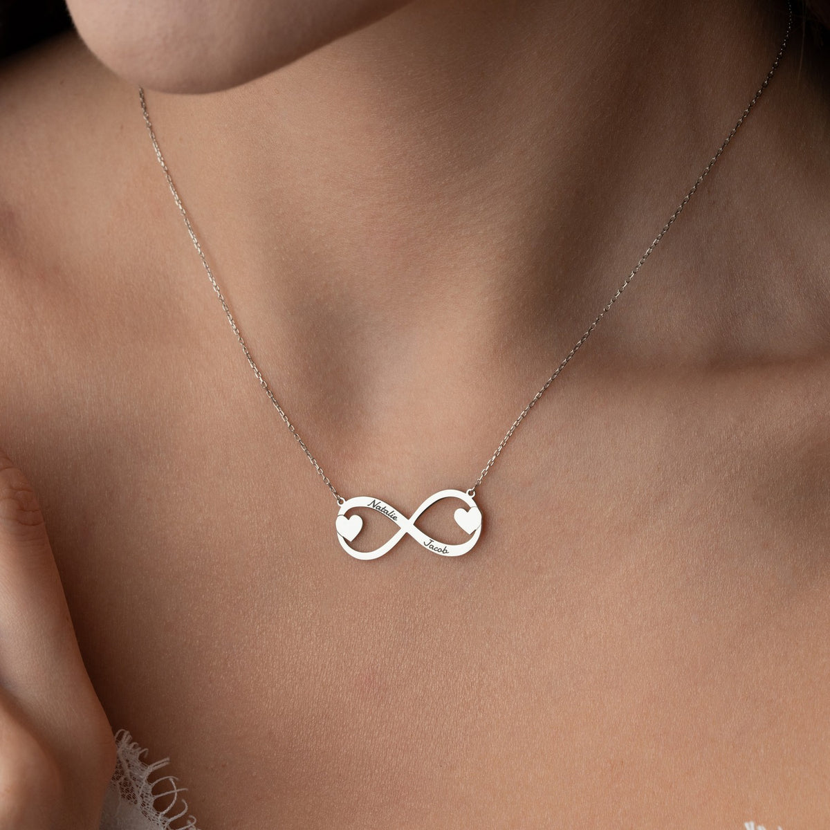 Personalised Infinity Name Necklace | Couple & Best Friend Gift