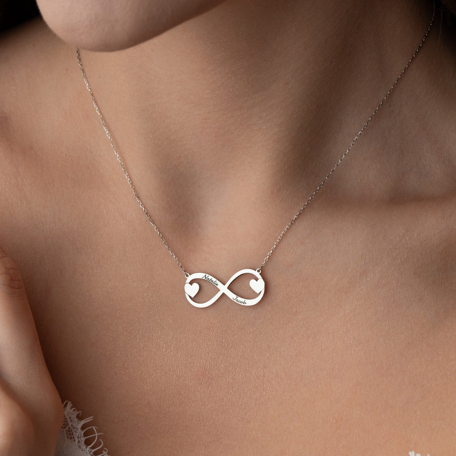 Personalised Infinity Name Necklace | Couple & Best Friend Gift