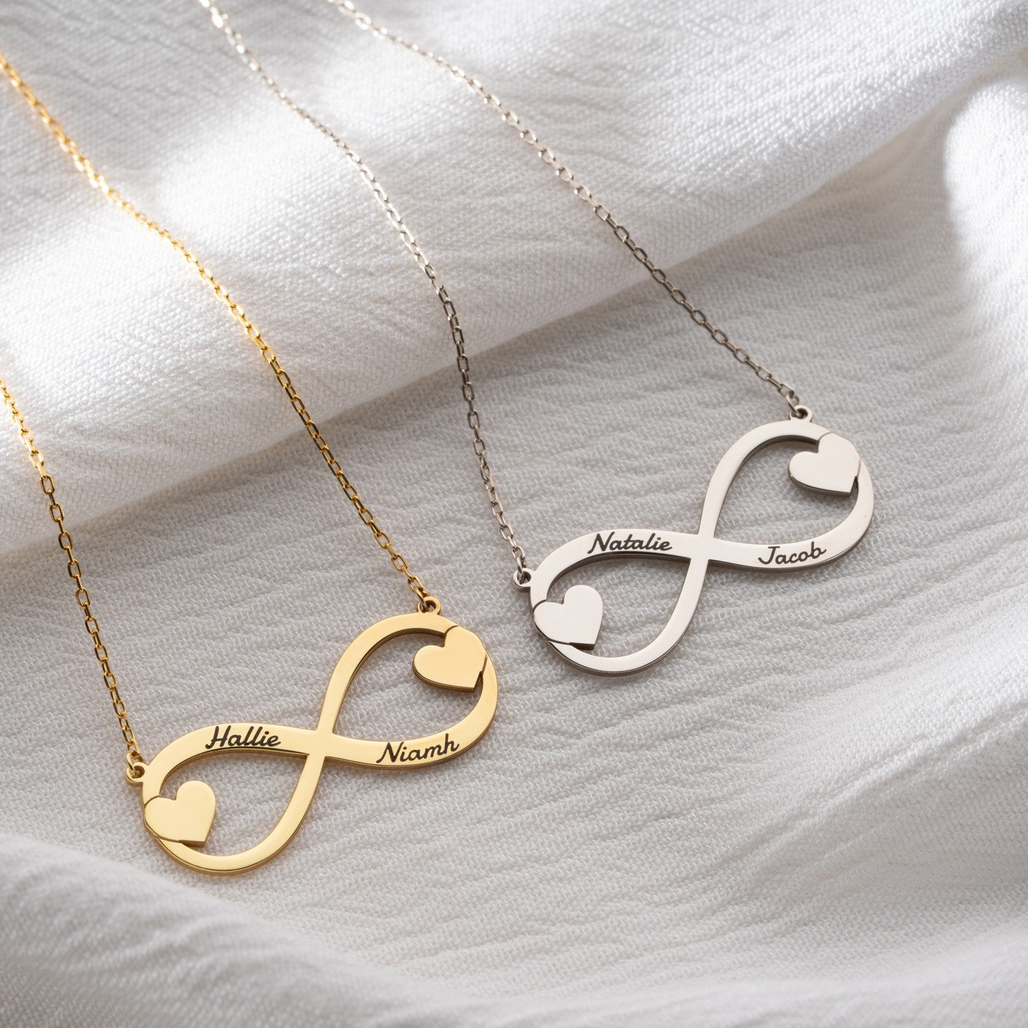 Personalised Infinity Name Necklace | Couple & Best Friend Gift