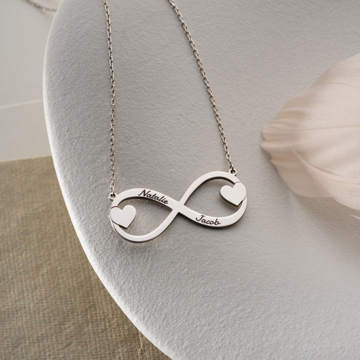 Personalised Infinity Name Necklace | Couple & Best Friend Gift