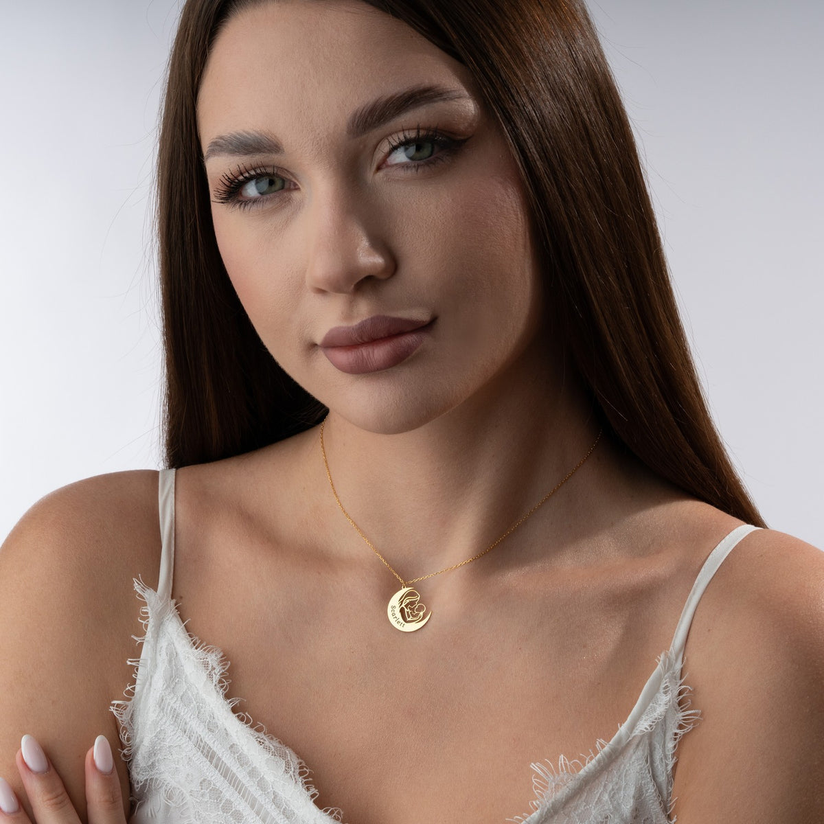 Personalised Mother & Baby Necklace