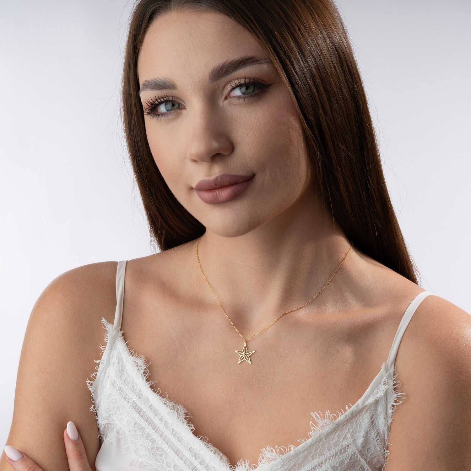 Personalised Star Necklace with Birthstone | Gift for Superstar