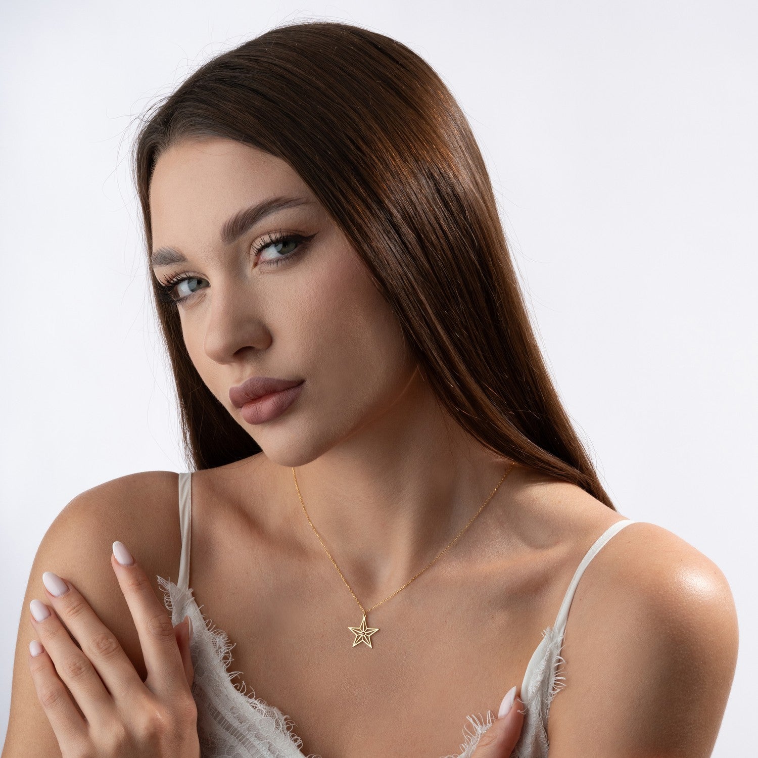 Personalised Star Necklace with Birthstone | Gift for Superstar