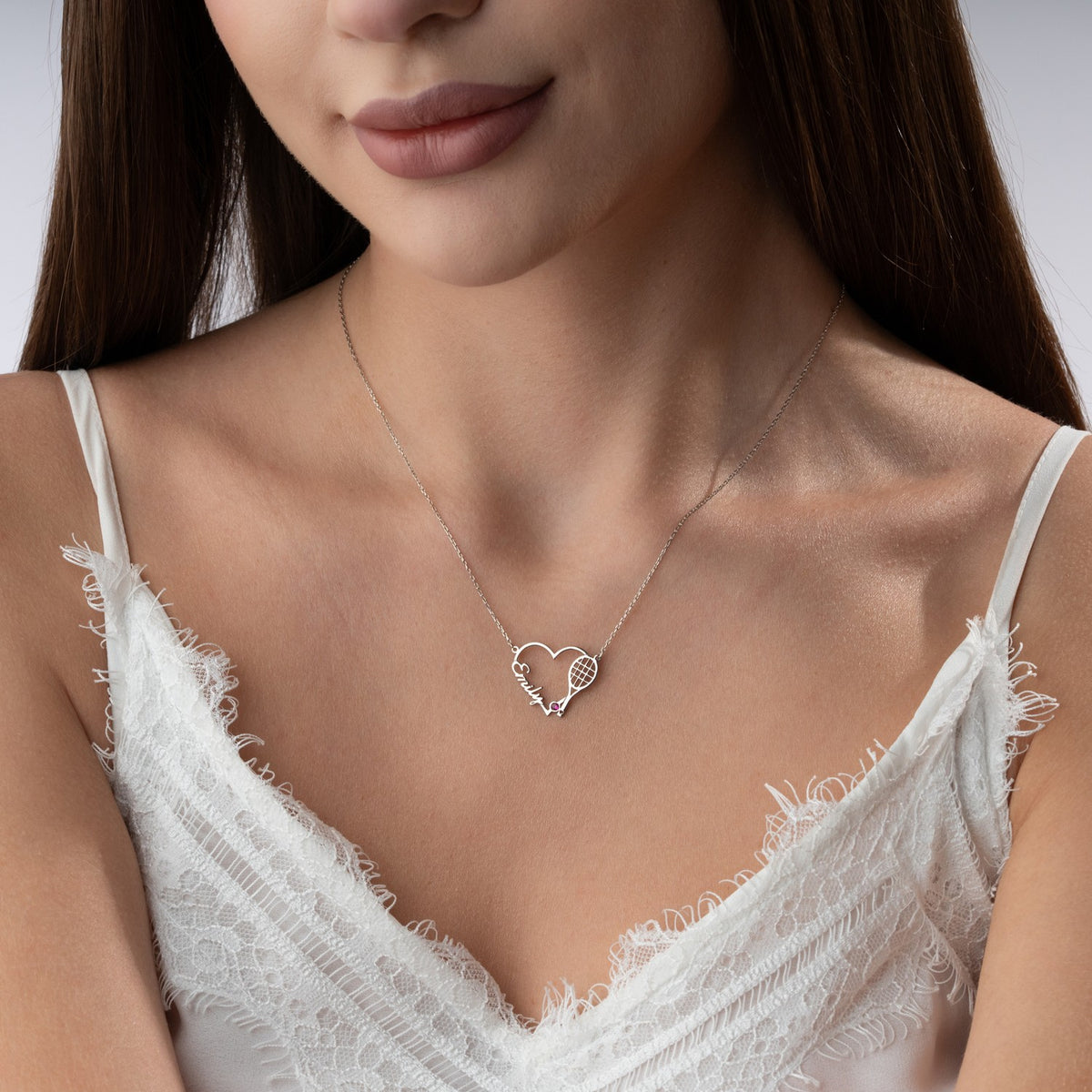 Personalised Tennis Necklace | Gift for Tennis Player