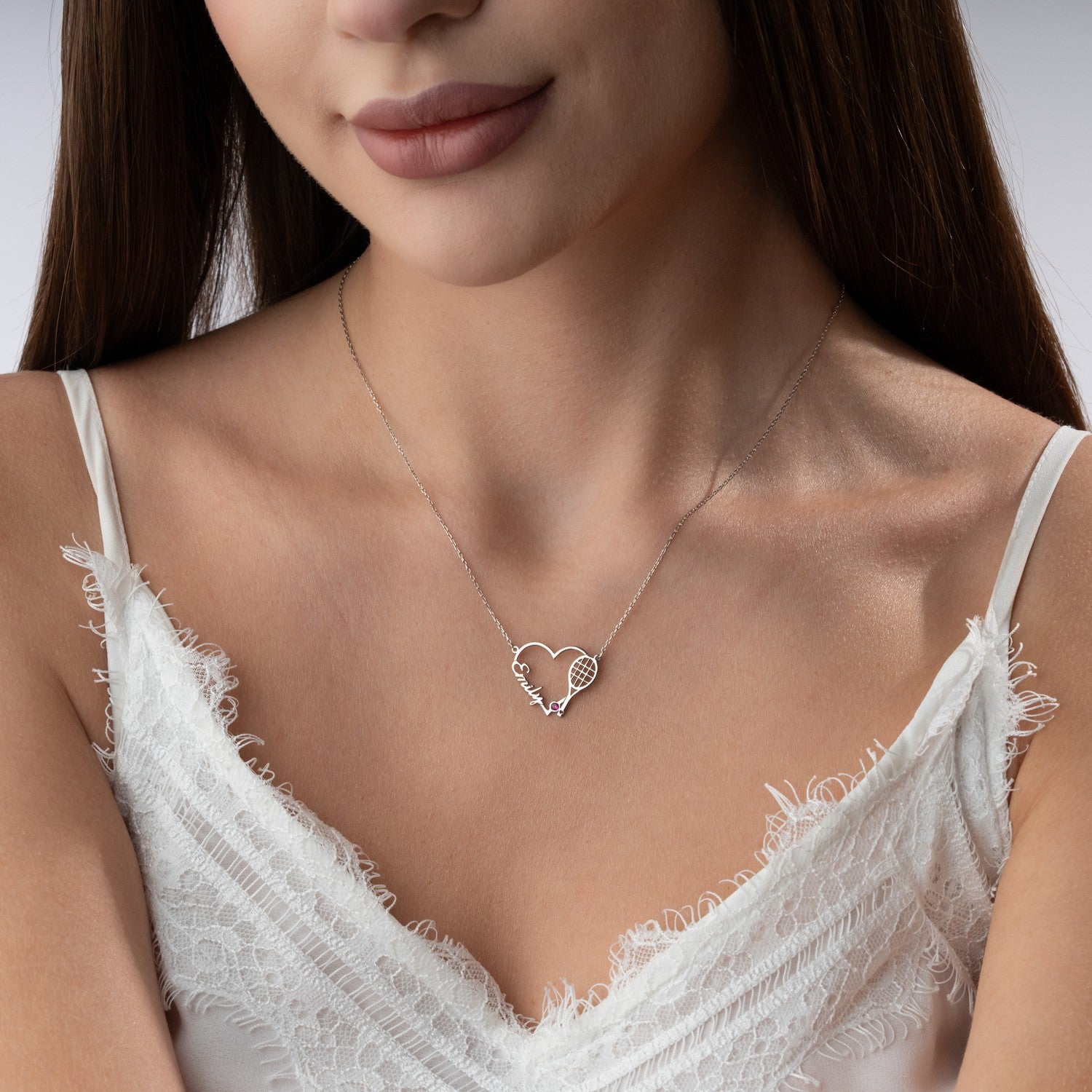 Personalised Tennis Necklace | Gift for Tennis Player