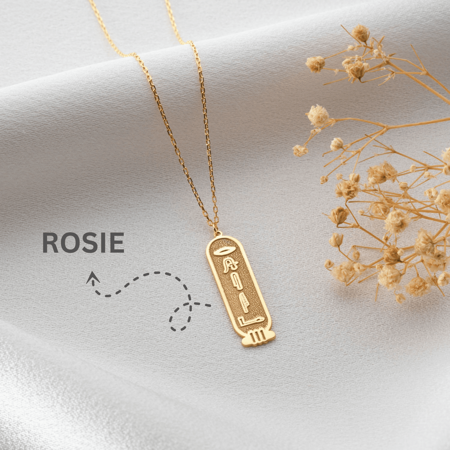 Personalised Egypt Cartouche Necklace