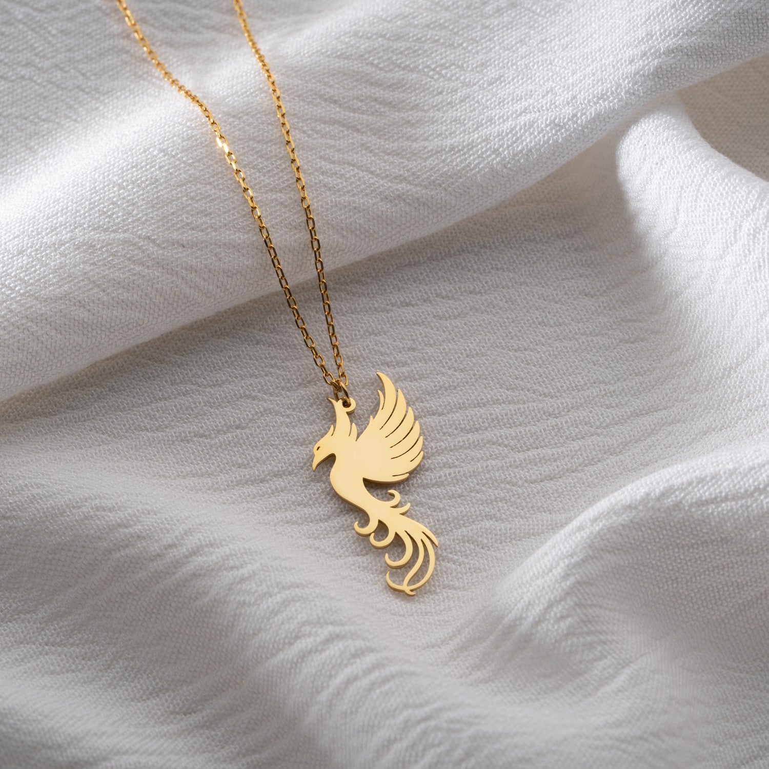 Rising Phoenix Necklace | Symbol of Rebirth & Strength