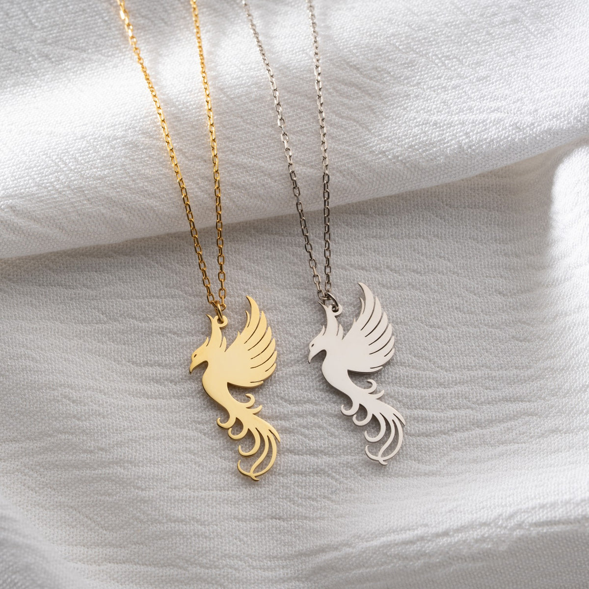 Rising Phoenix Necklace | Symbol of Rebirth & Strength