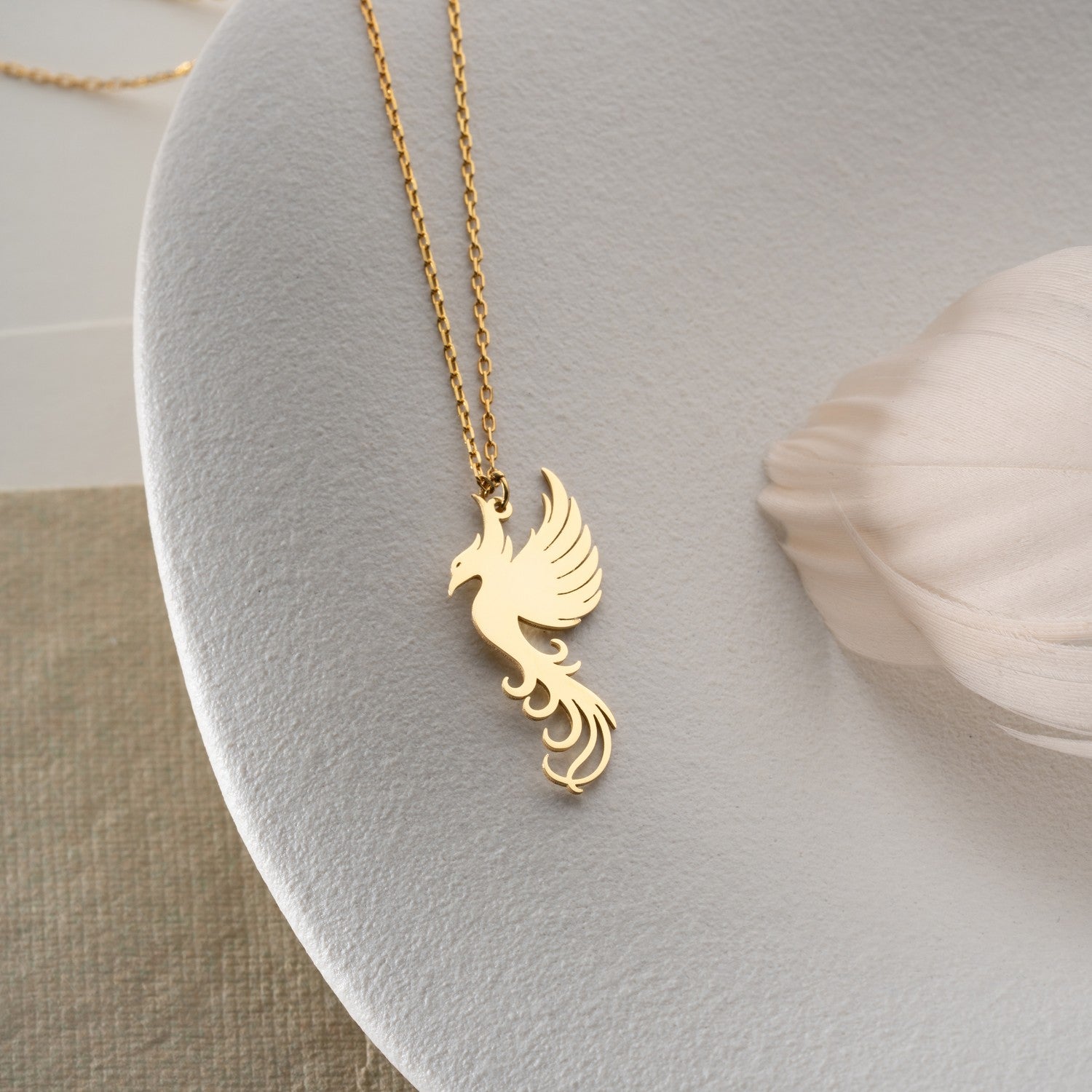 Rising Phoenix Necklace | Symbol of Rebirth & Strength
