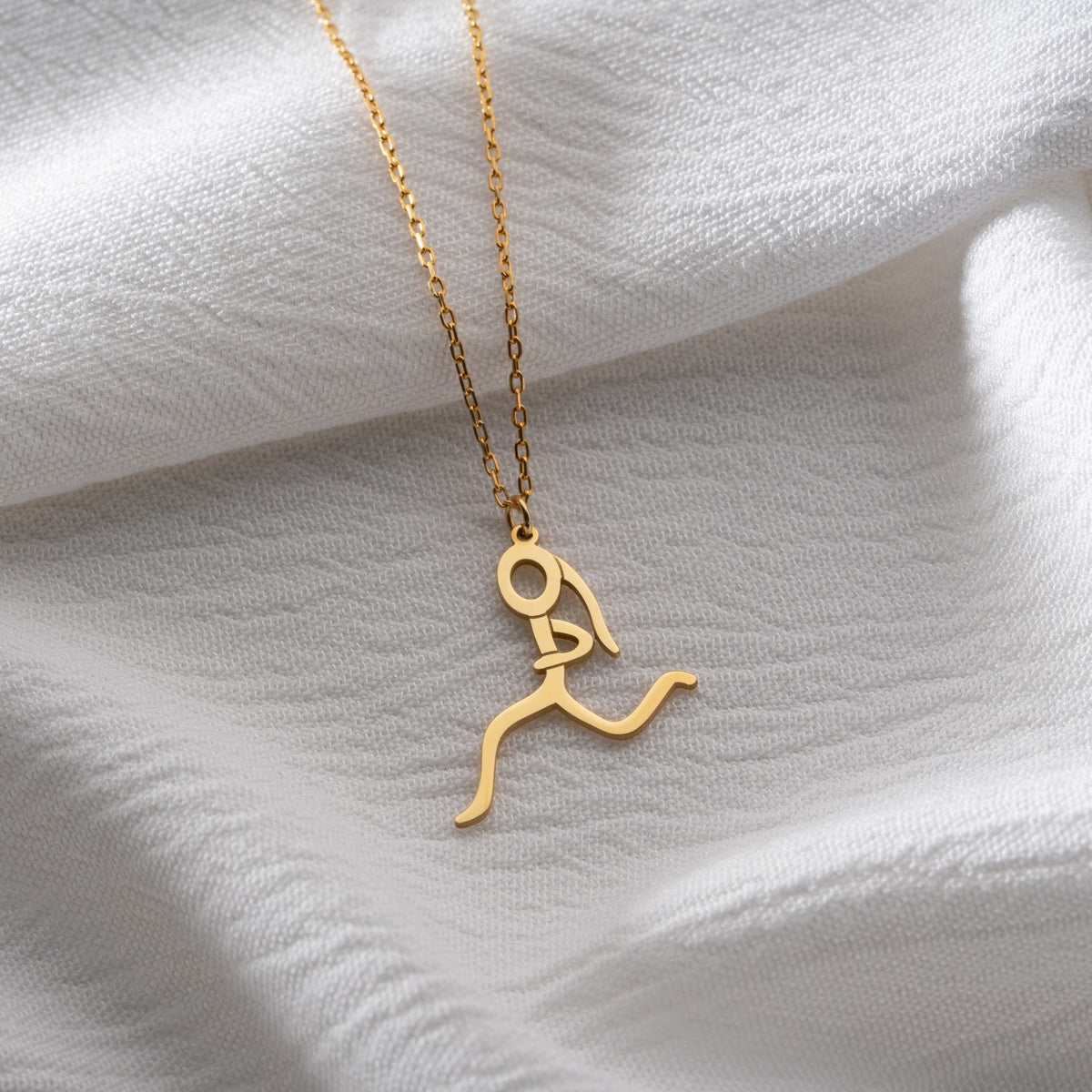 Runner Girl Necklace | Gift for Marathon Runner