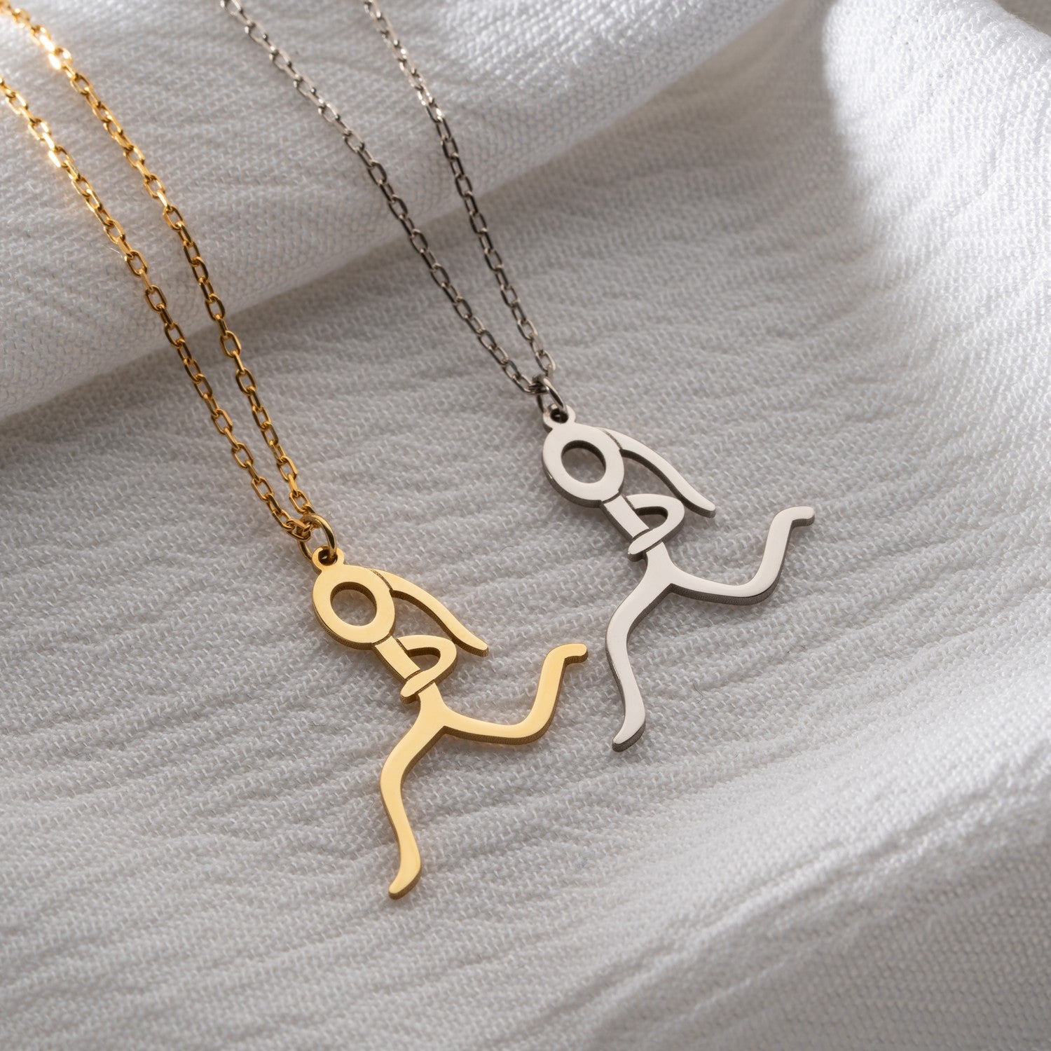 Runner Girl Necklace | Gift for Marathon Runner