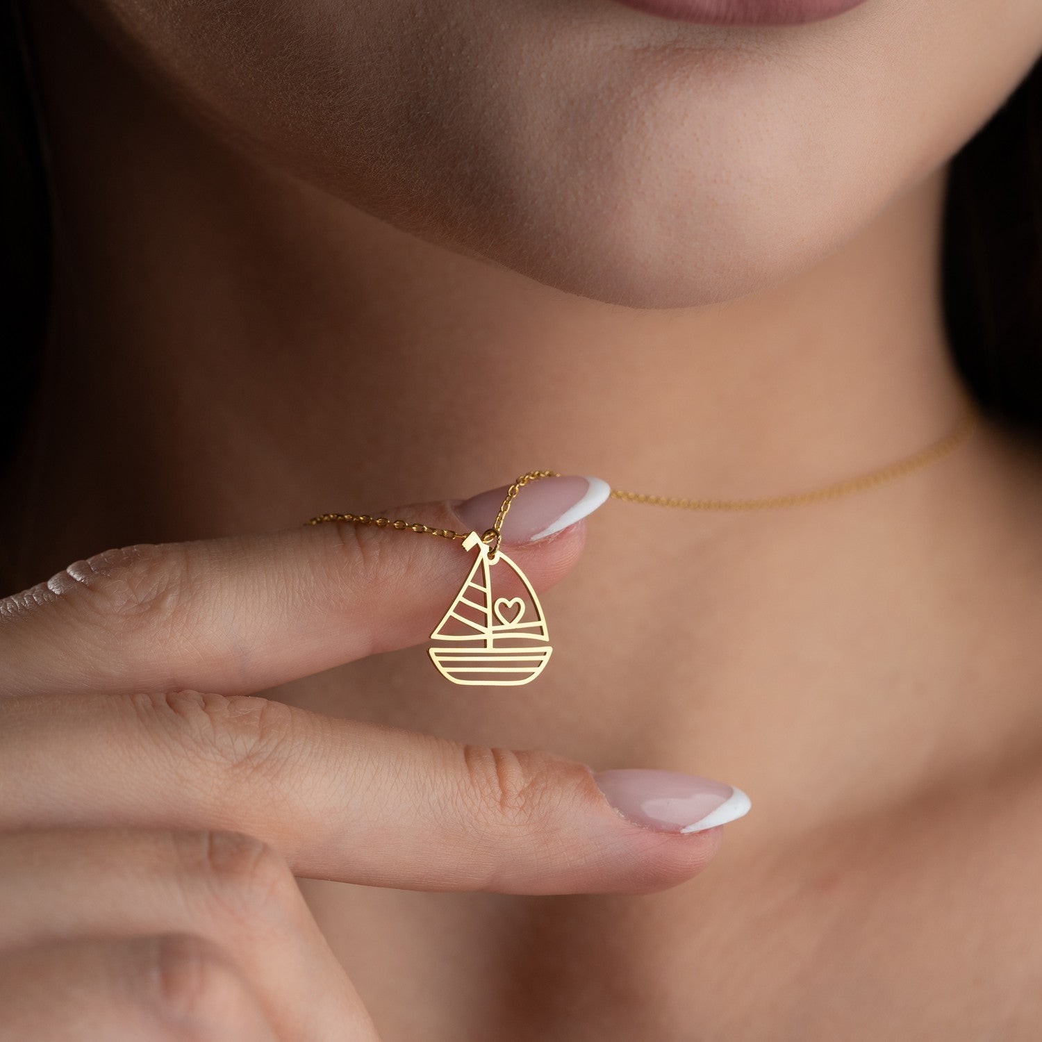 Sailboat Necklace | Gift for Sea Lover