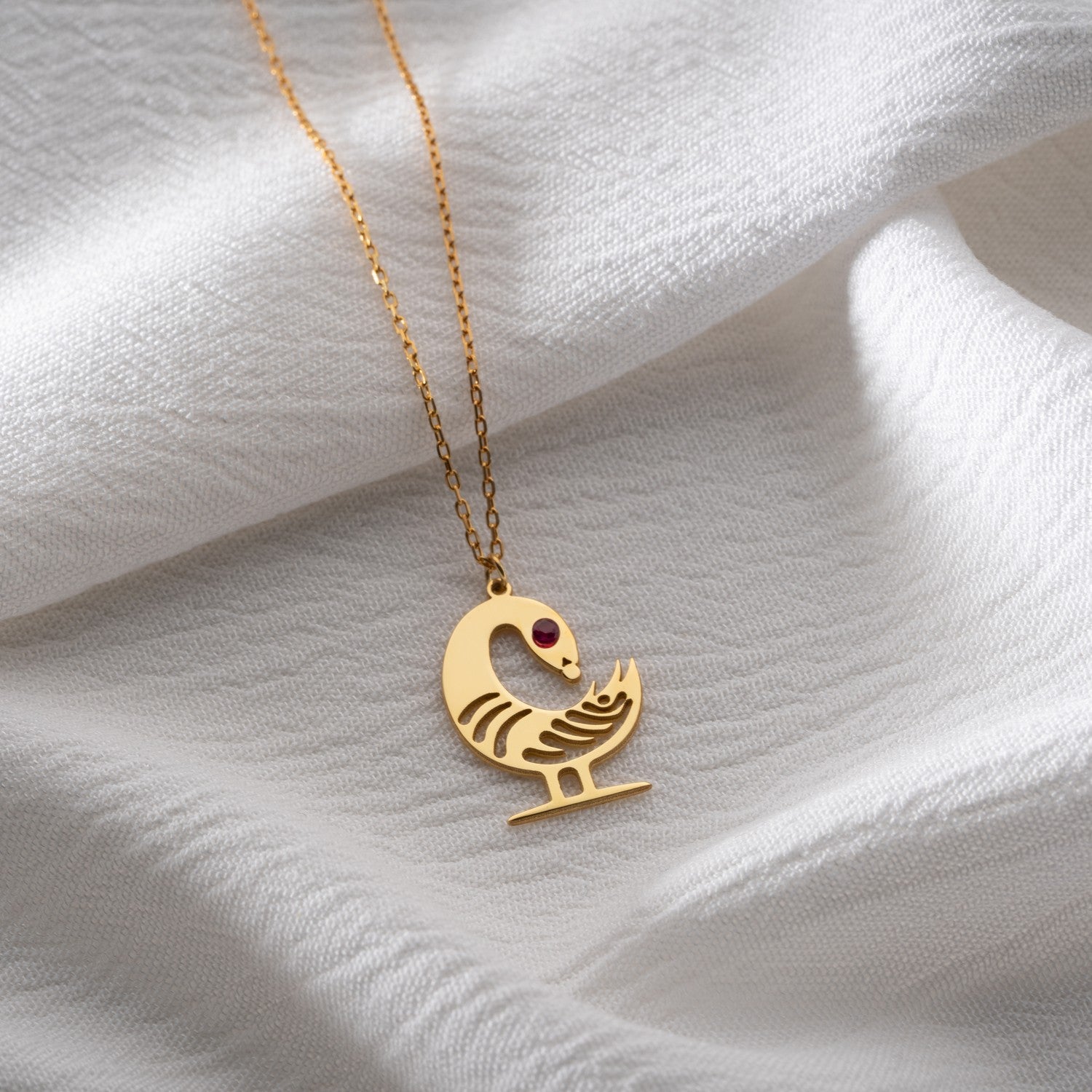 Sankofa Bird Necklace | African Heritage Gift