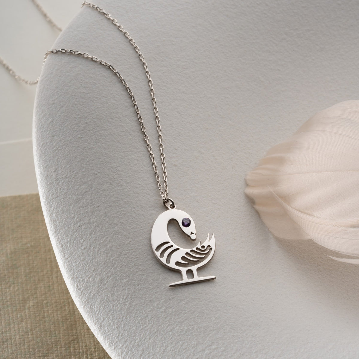Sankofa Bird Necklace | African Heritage Gift
