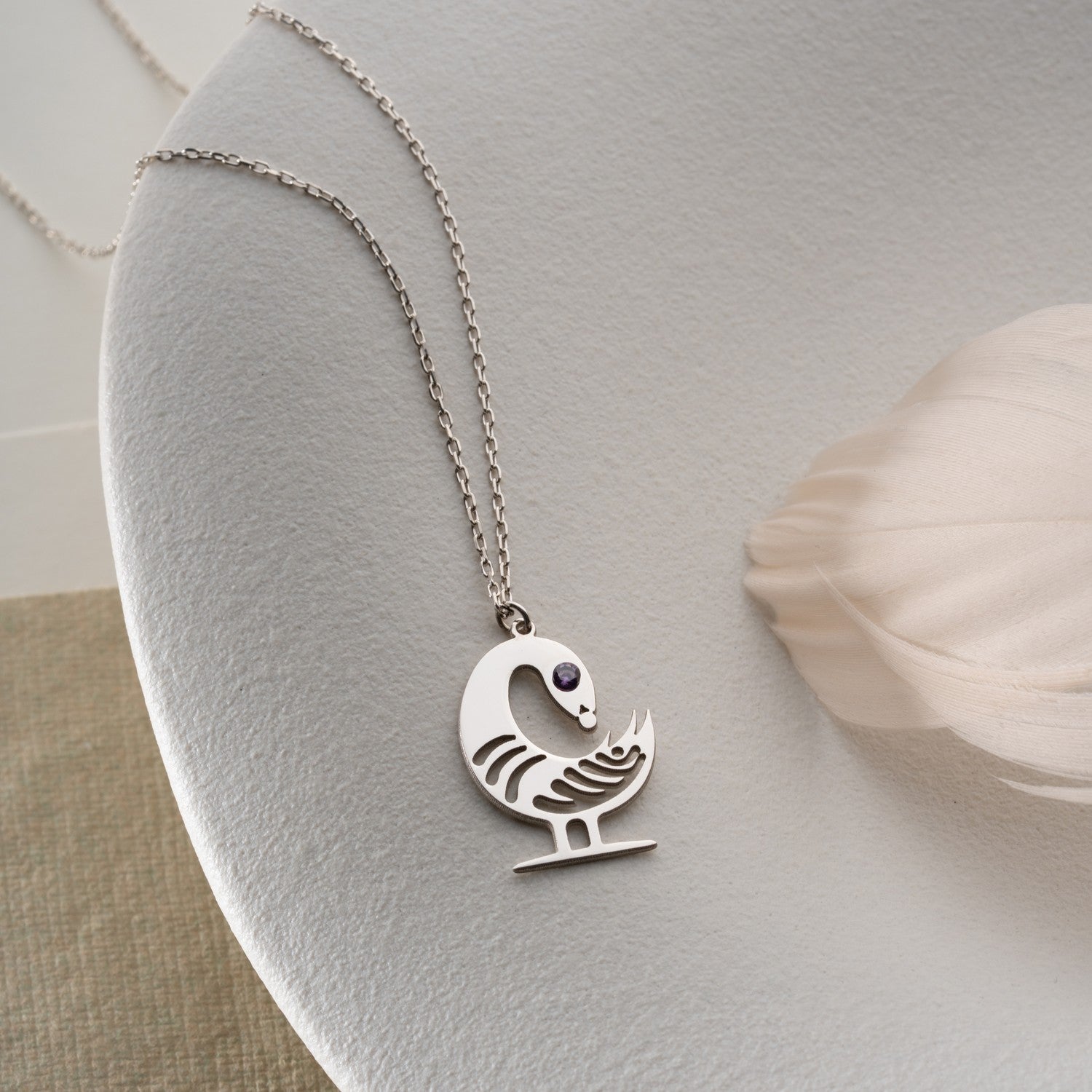 Sankofa Bird Necklace | African Heritage Gift
