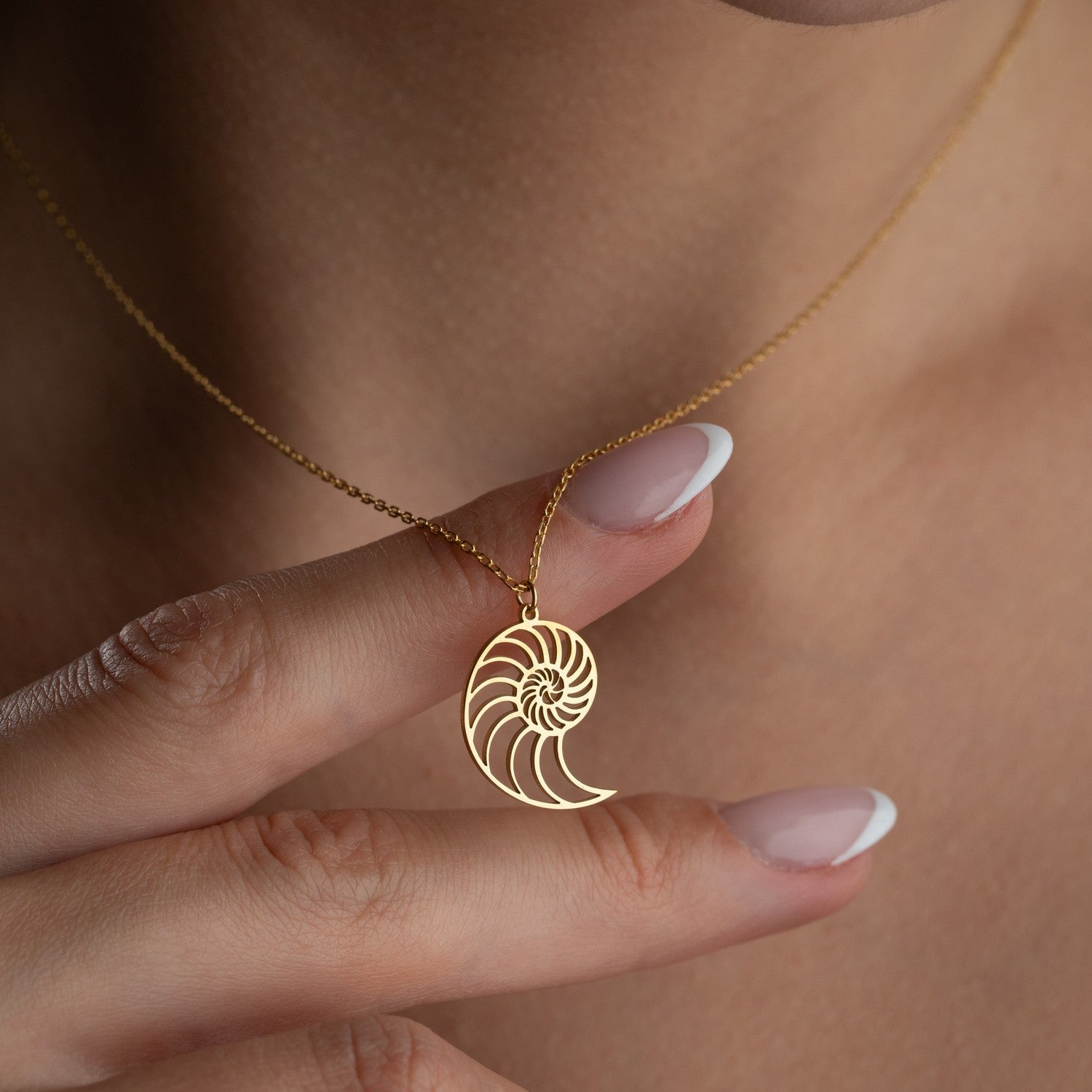 Nautilus Shell Necklace | Gift for Sea Lover