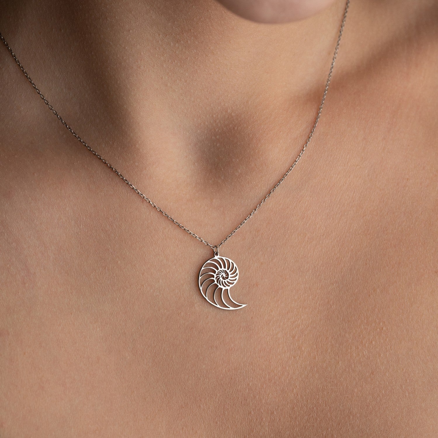 Nautilus Shell Necklace | Gift for Sea Lover