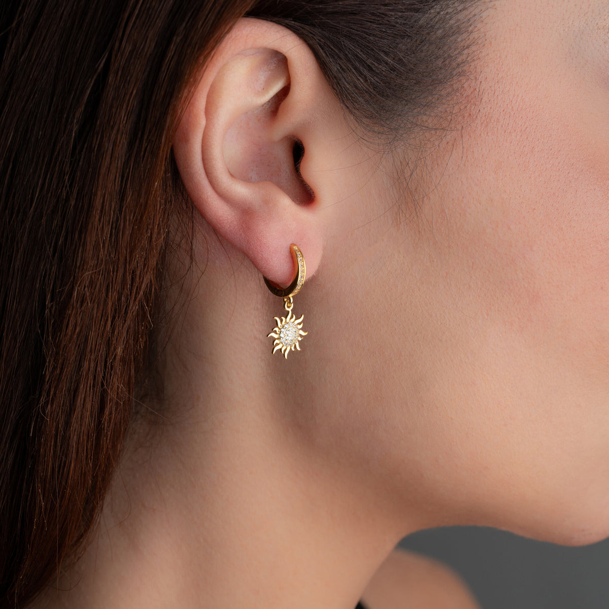 Sunburst Dangle Earrings