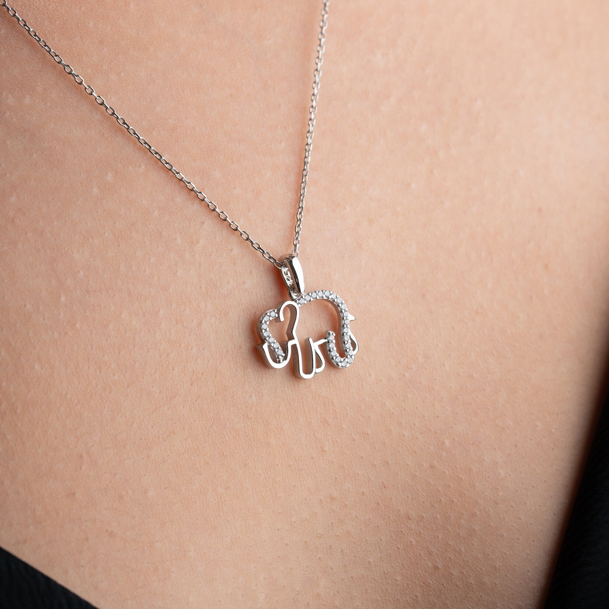 Tiny Elephant Necklace