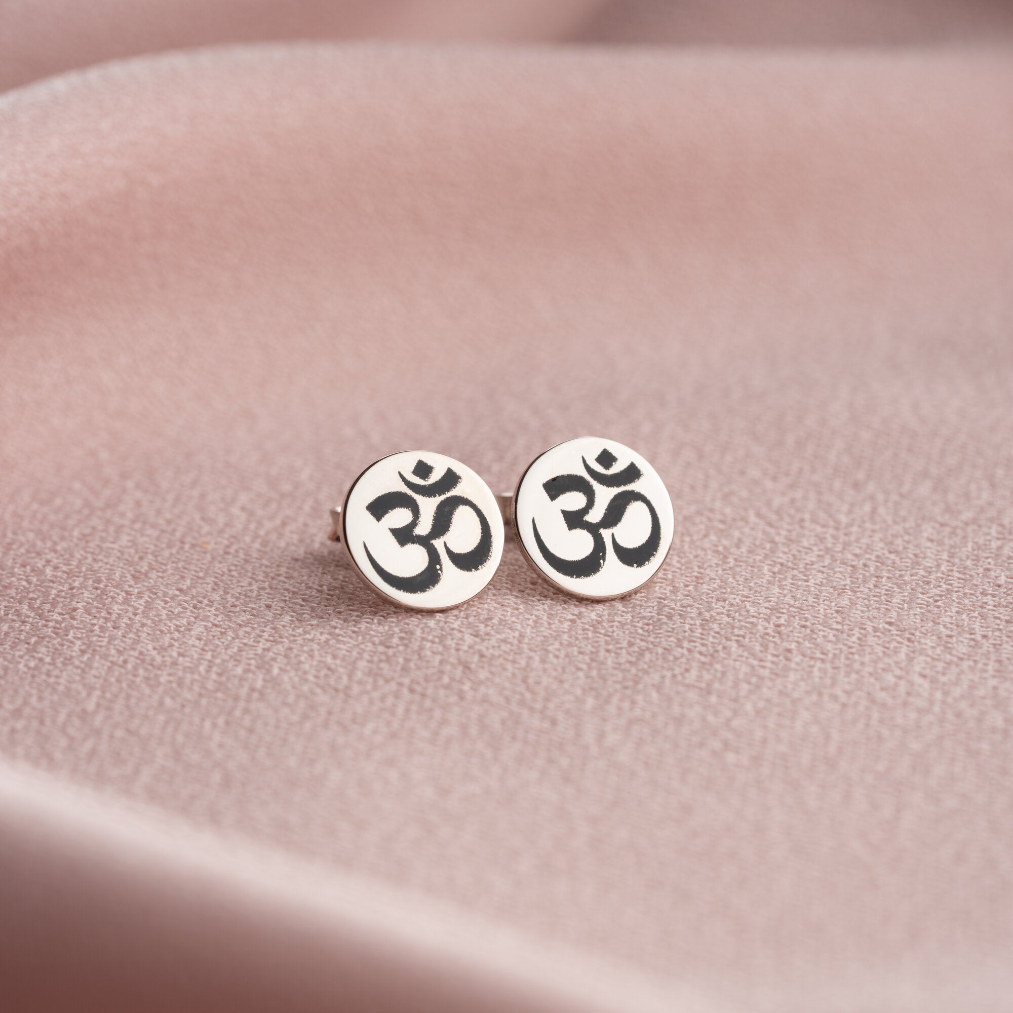 Om Stud Earrings