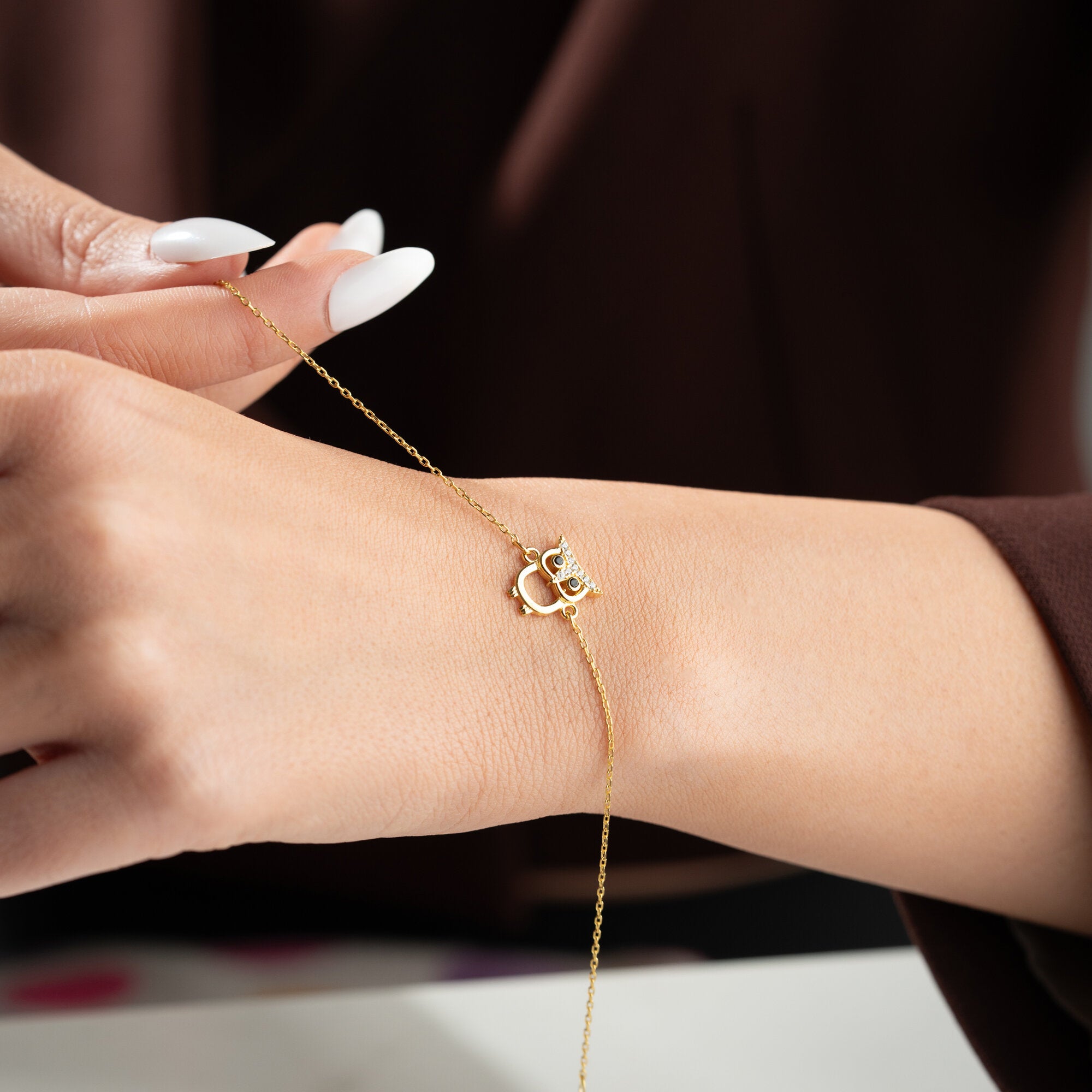 Tiny Owl Bracelet