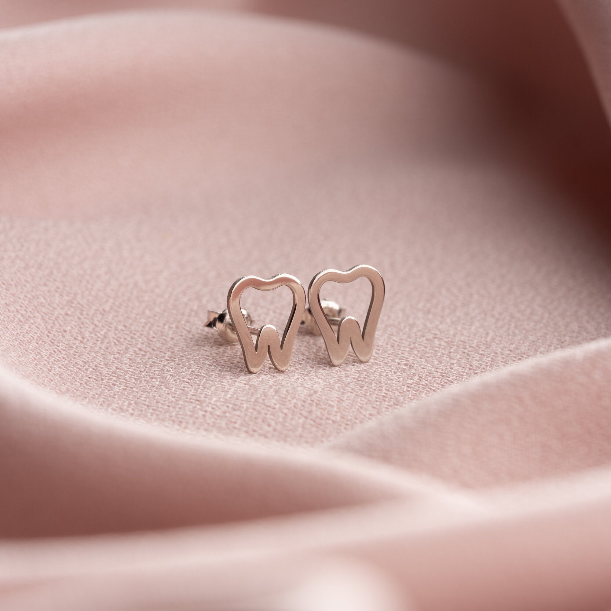 Tooth Shaped Stud Earrings