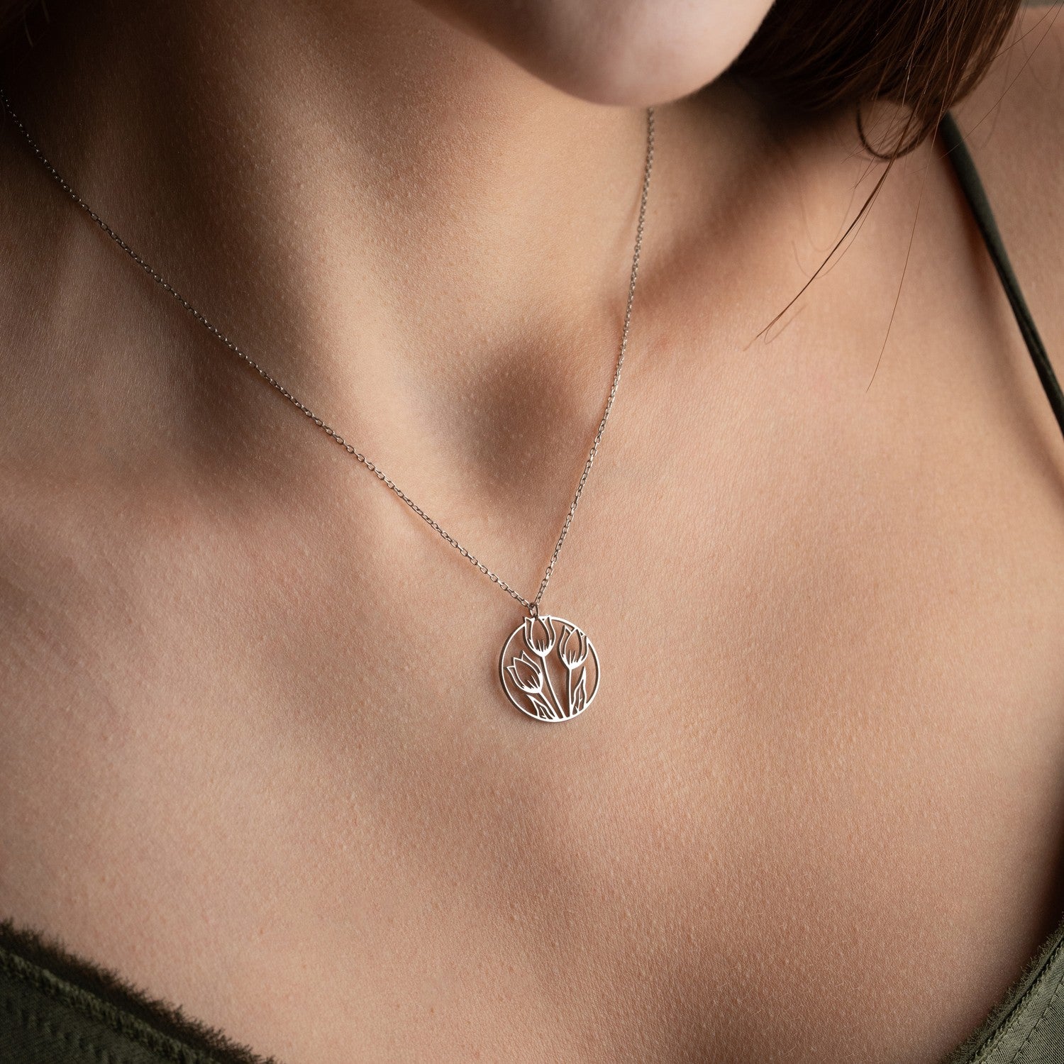 Tulip Necklace | Symbol of Perfect Love Gift