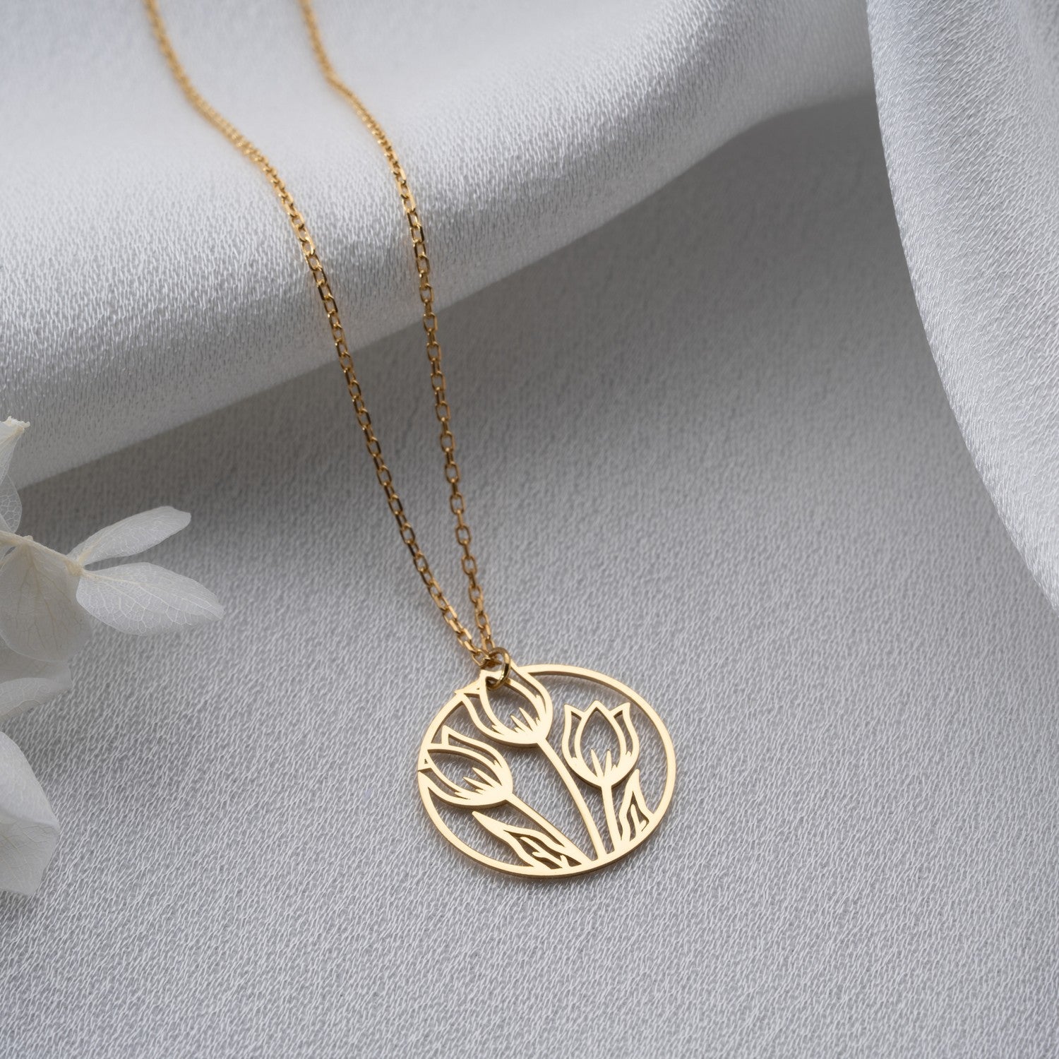 Tulip Necklace | Symbol of Perfect Love Gift
