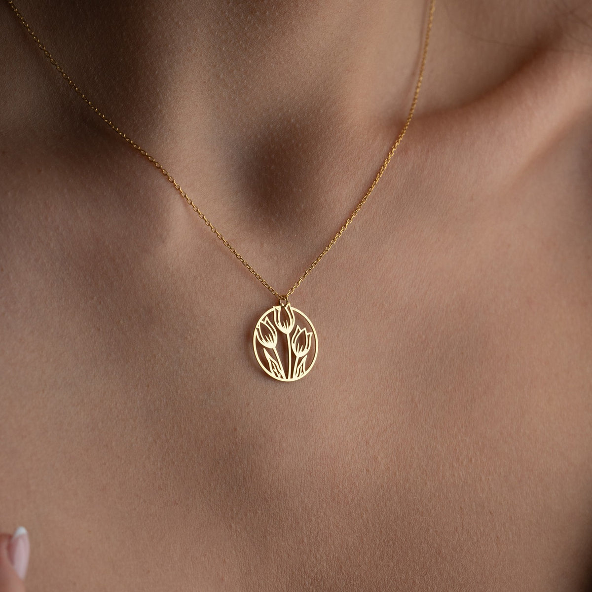 Tulip Necklace | Symbol of Perfect Love Gift