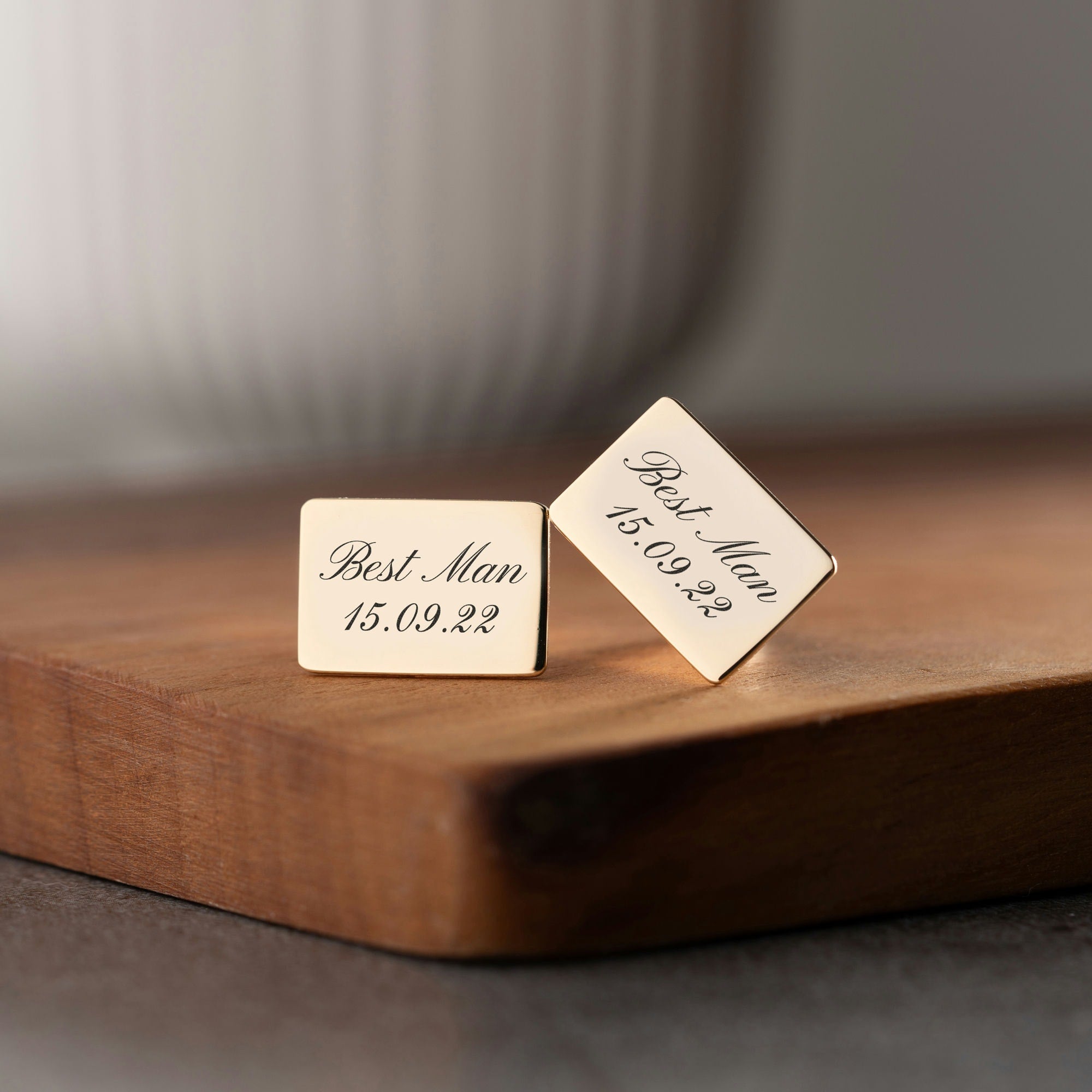 Sterling Silver Best Man Cufflinks