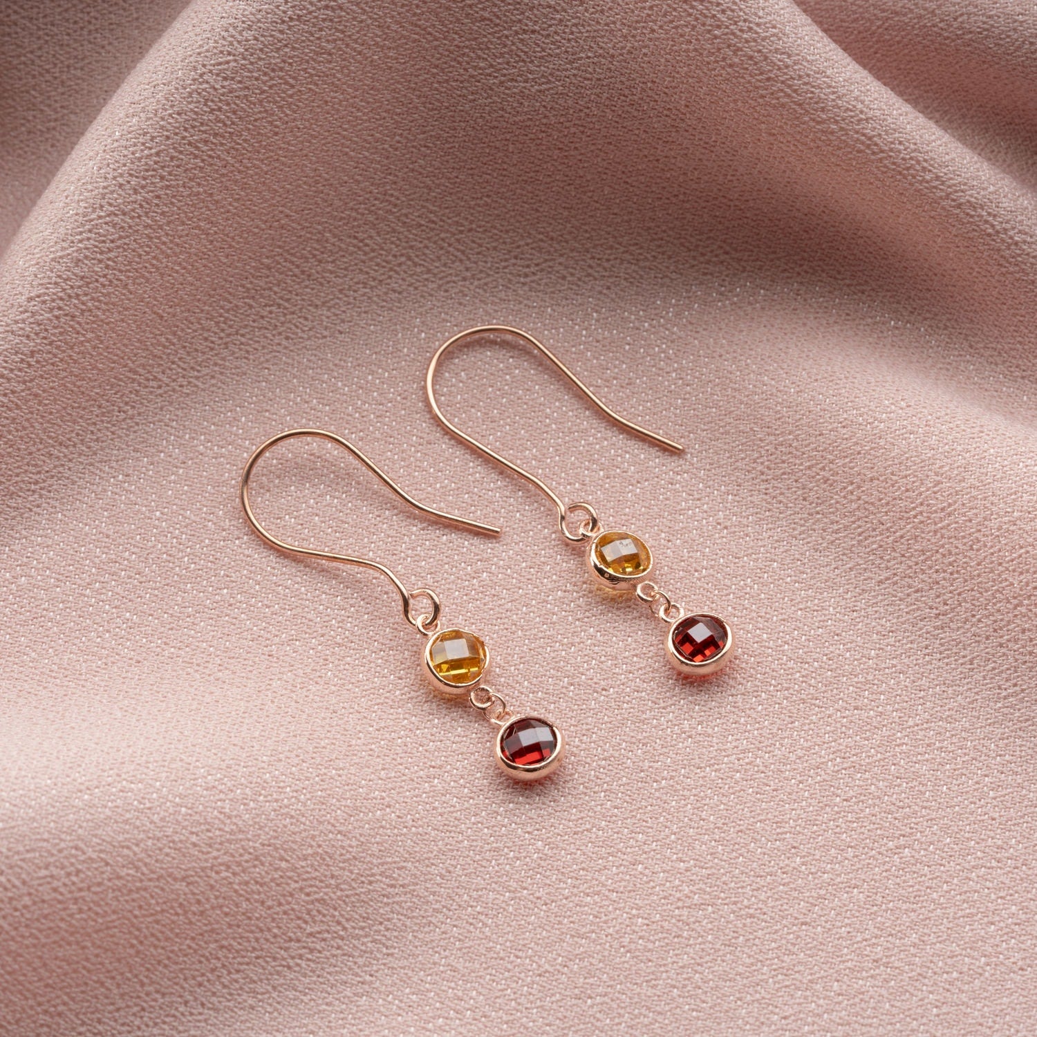 Family Birthstone Earrings