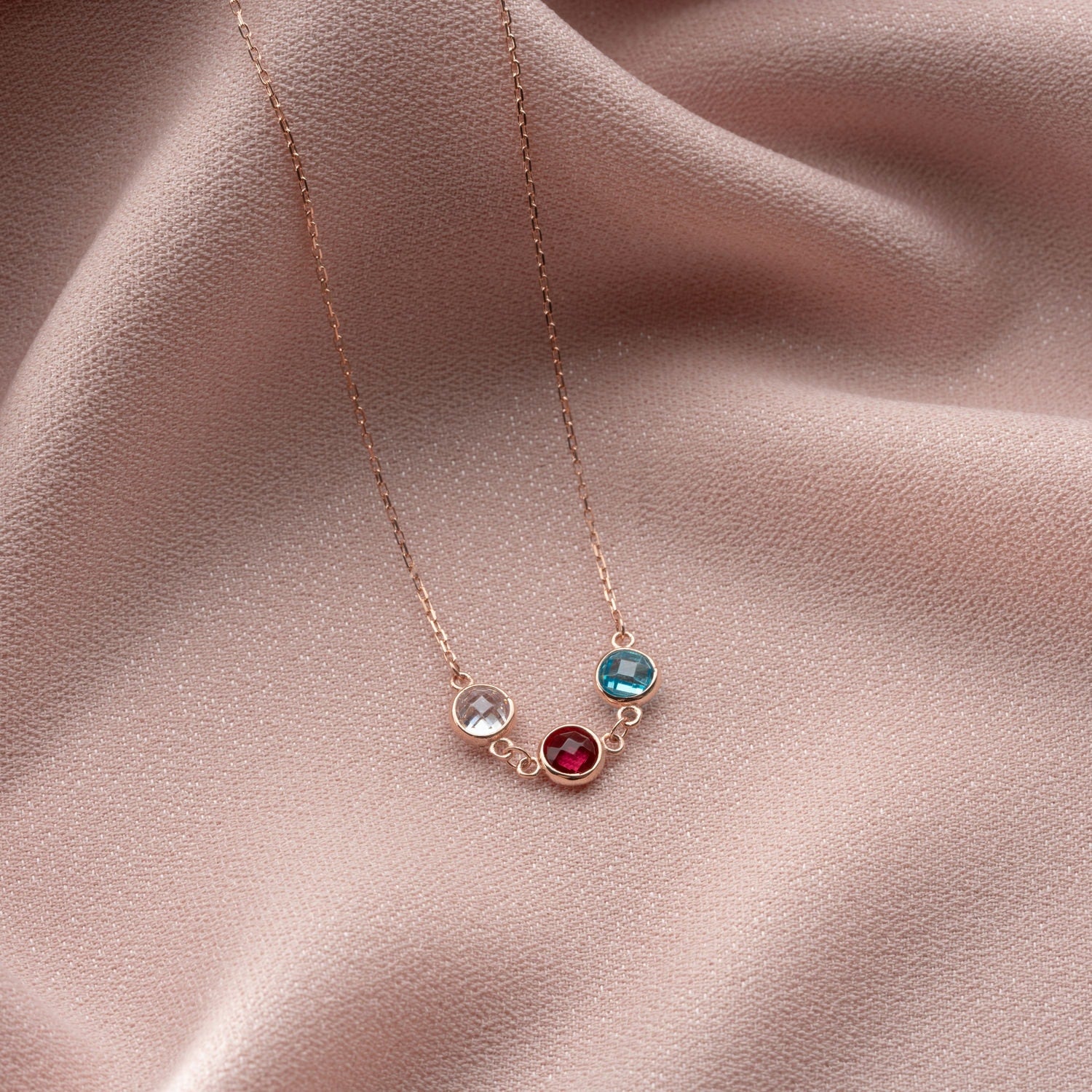 Birthstone Family Necklace