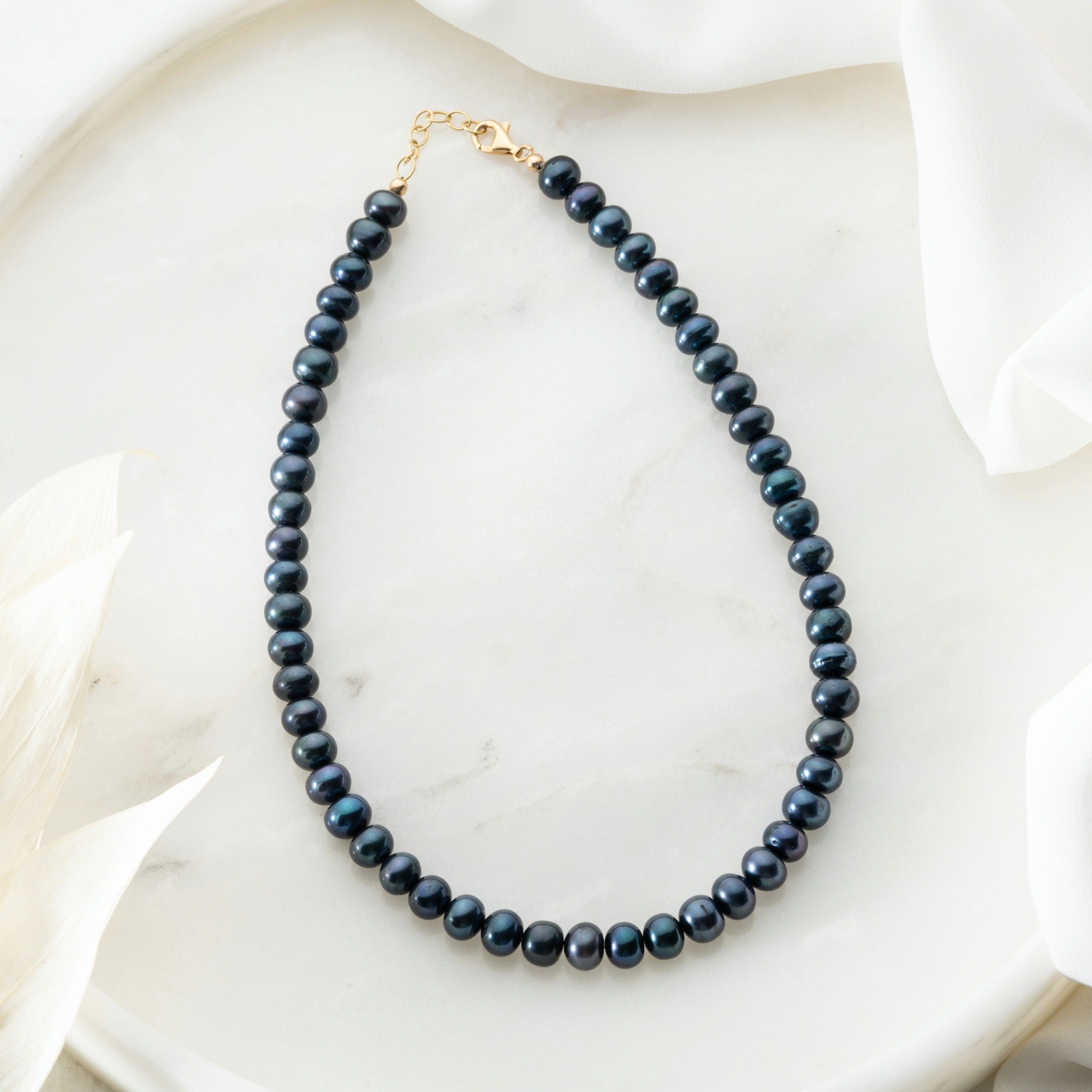 Black Pearl Necklace